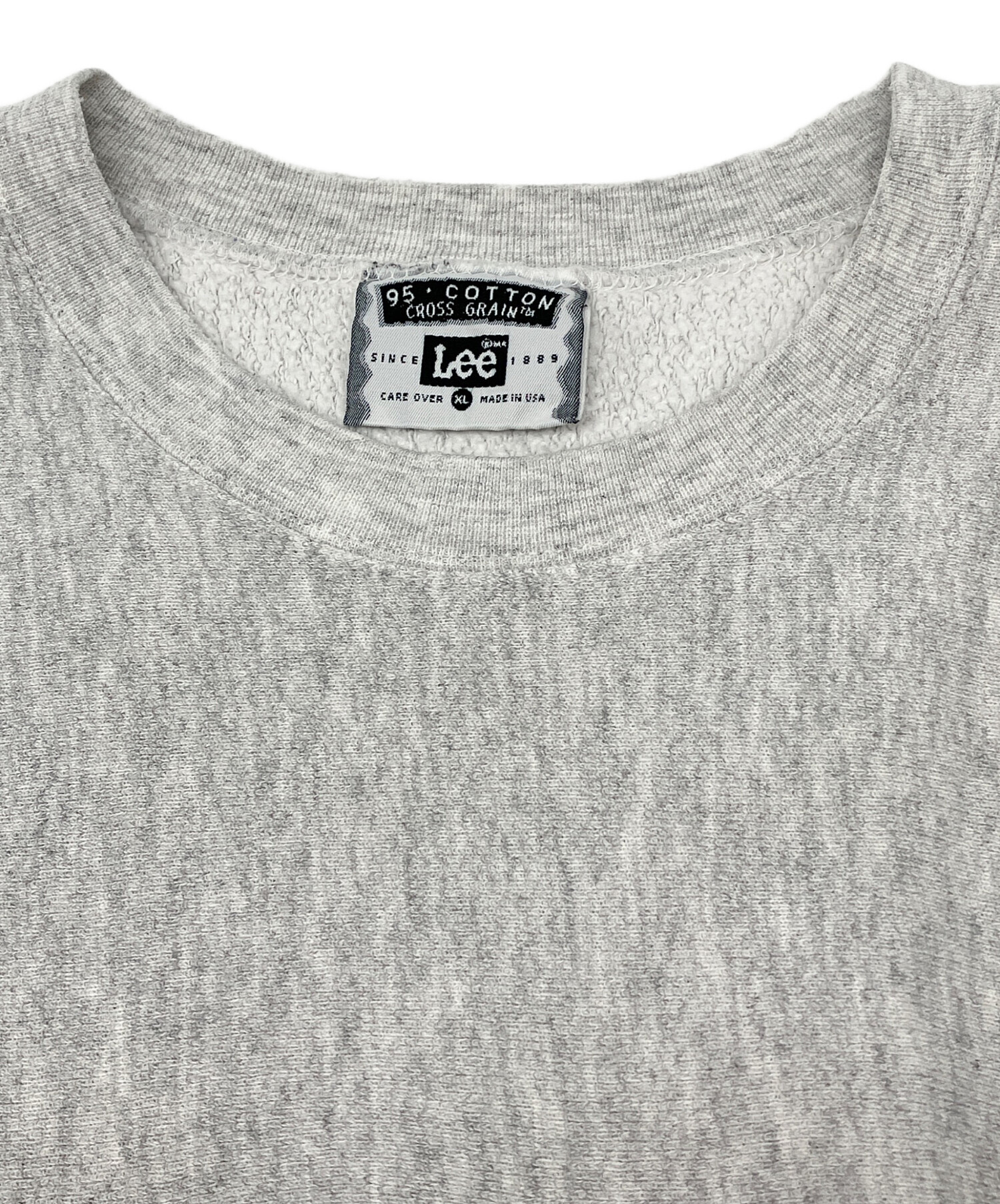 中古・古着通販】LEE (リー) 90s刺繍スウェット 古着 ライトグレー