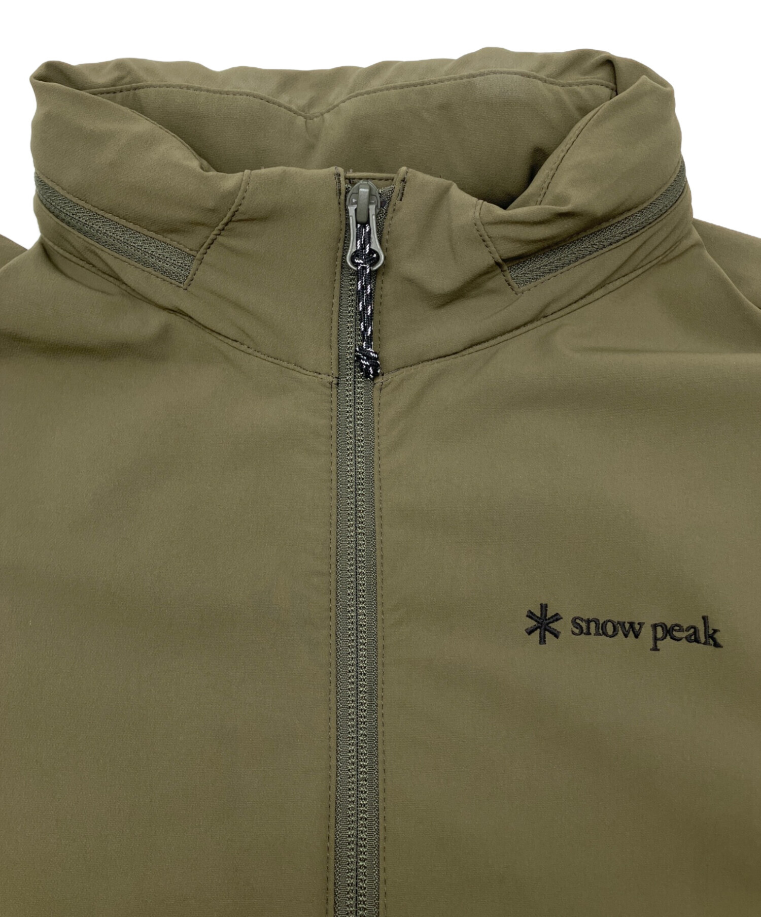 スノーピーク peak Strech Cloth Jacket カーキ 中古・古着通販】Snow peak (スノーピーク) Strech Cloth Jacket