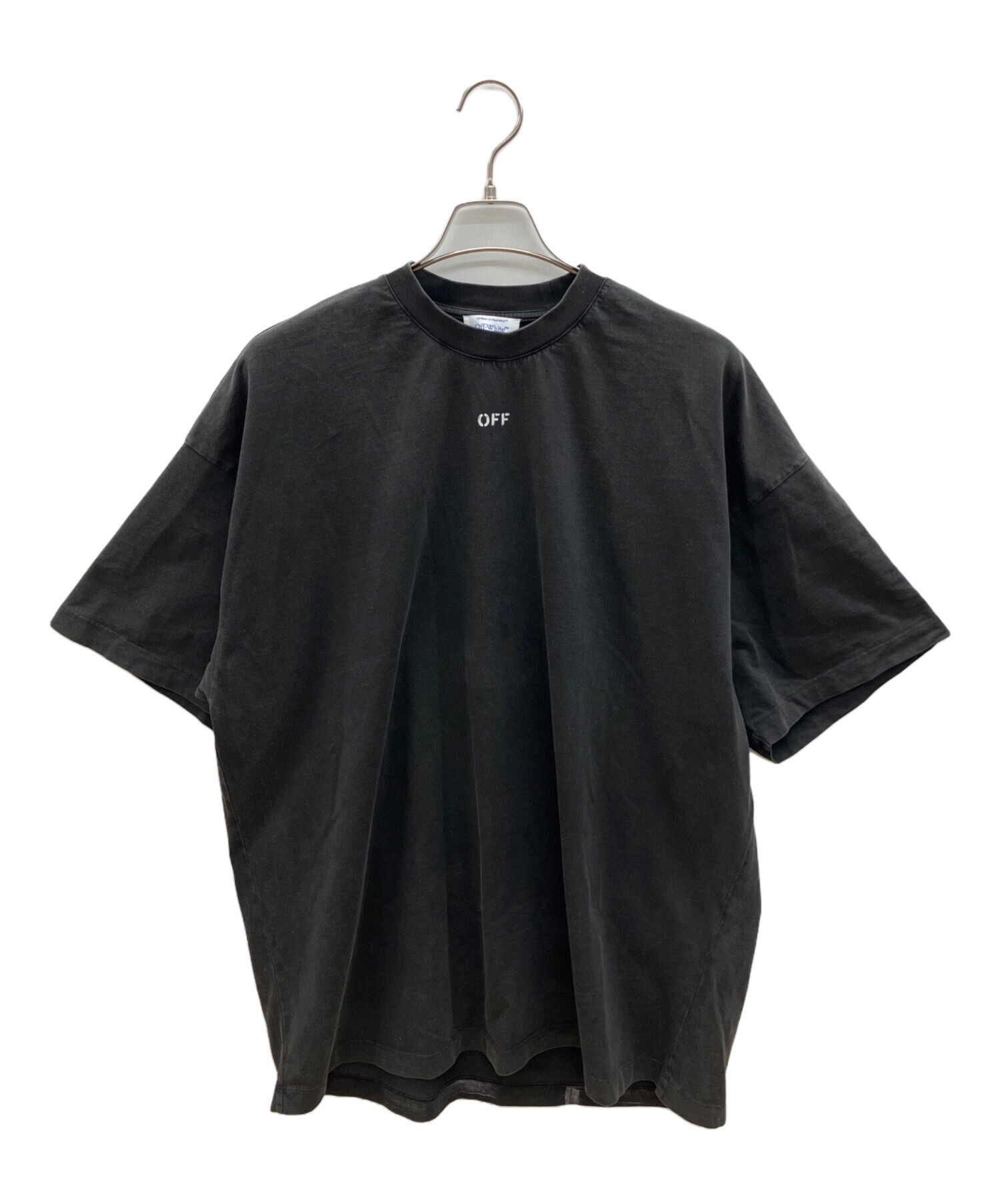 中古・古着通販】OFFWHITE (オフホワイト) 半袖カットソー BW S 