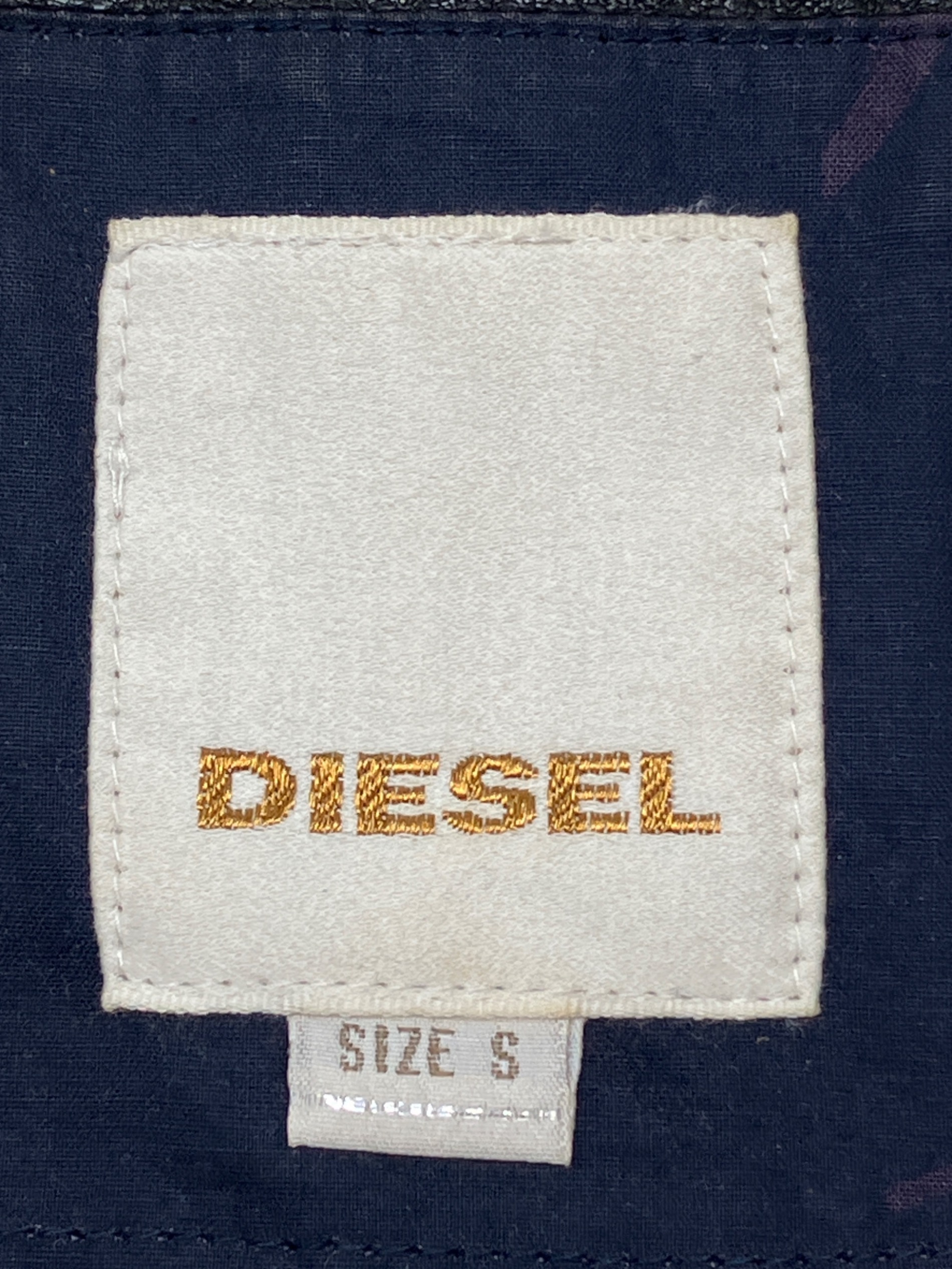 中古・古着通販】DIESEL (ディーゼル) ラムレザージャケット ブラック