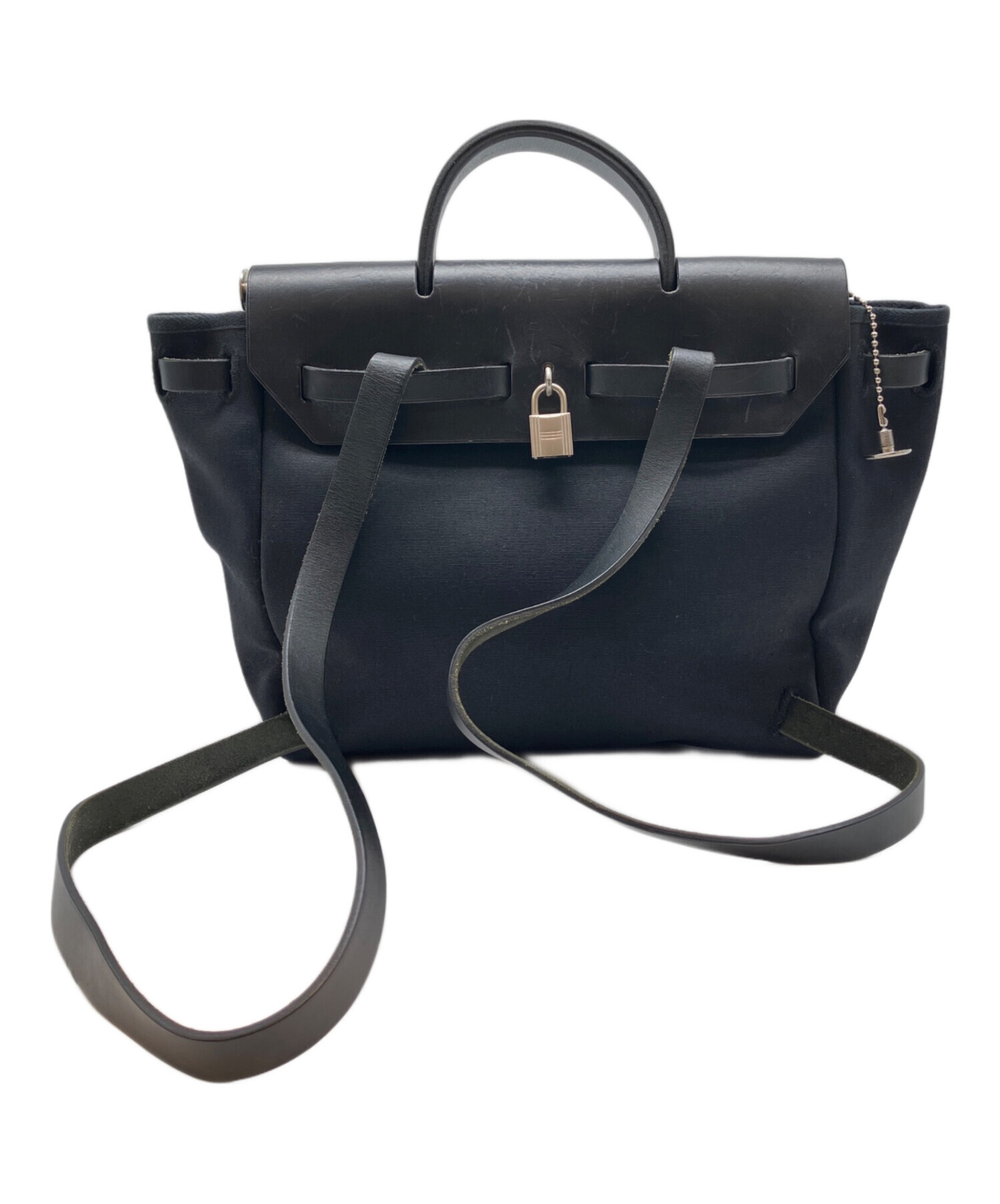 HERMES エルメス エールバッグ アド ブラック 2WAY リュックサック 