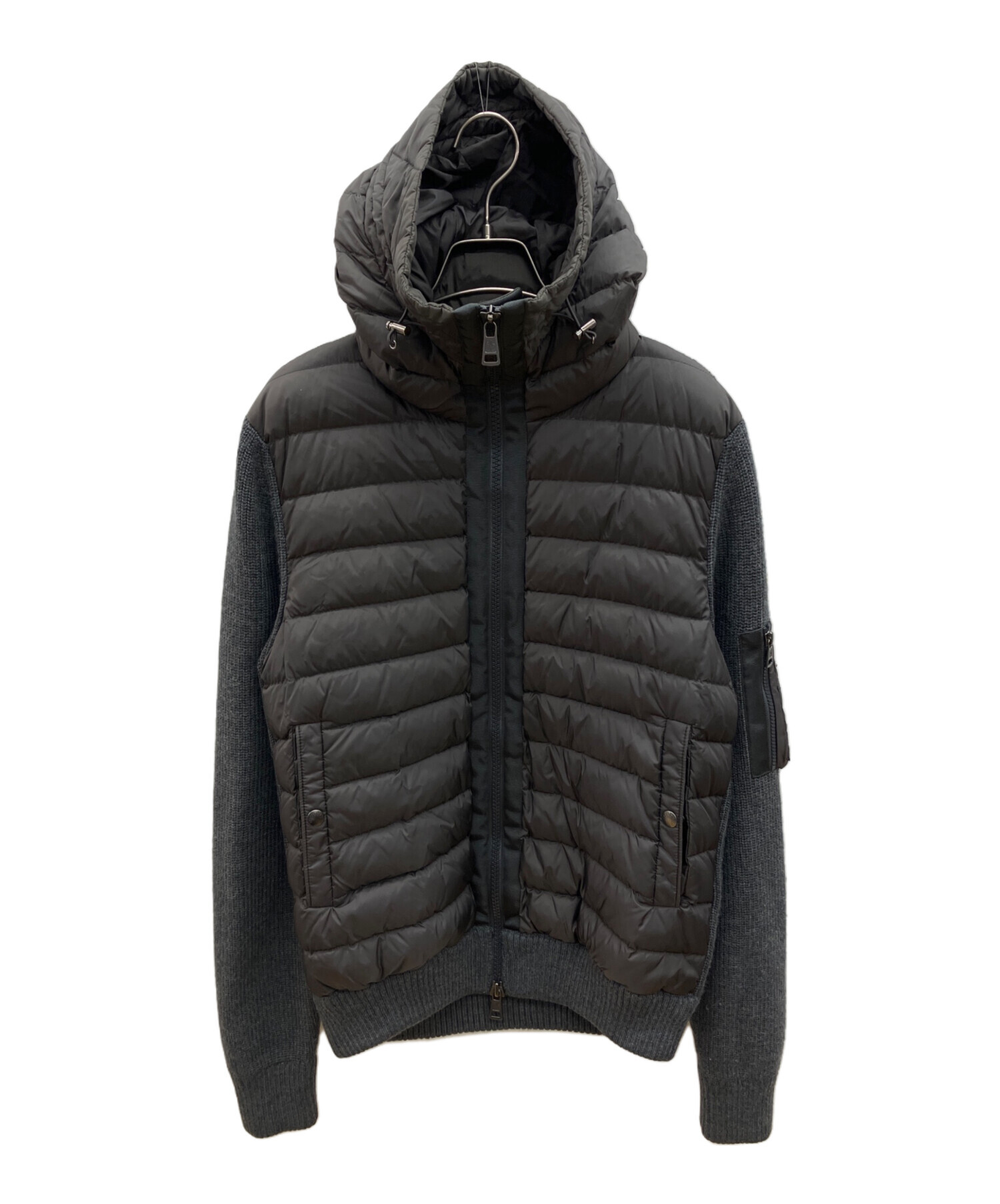 中古・古着通販】MONCLER (モンクレール) ニットダウンジャケット 