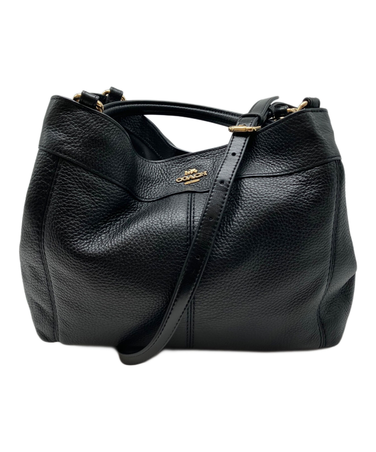 中古・古着通販】COACH (コーチ) 2WAYバッグ ブラック｜ブランド・古着