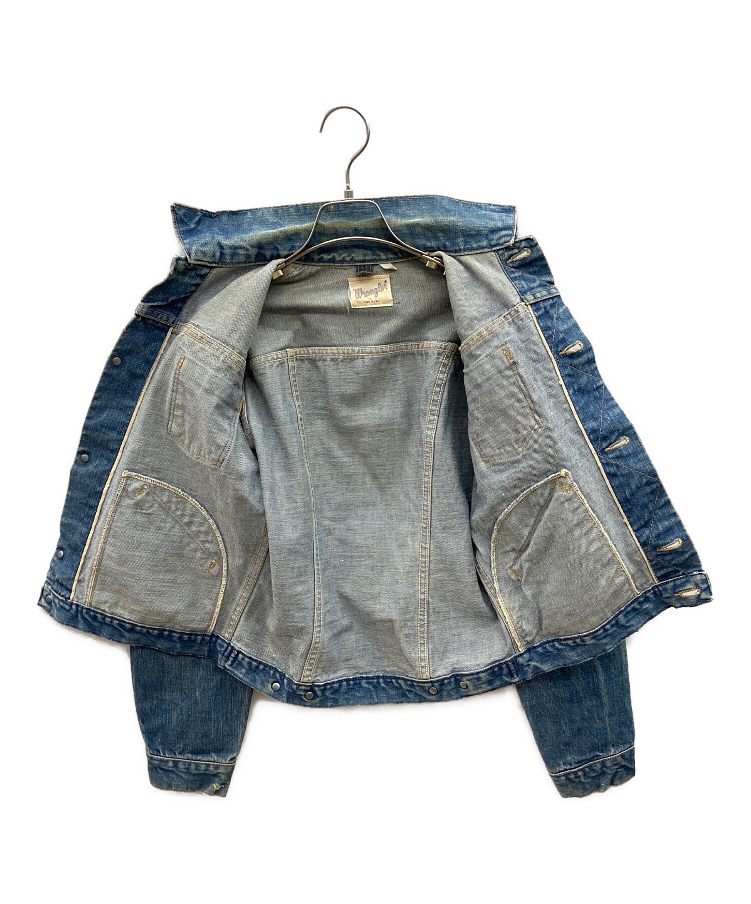 中古・古着通販】Wrangler (ラングラー) 60sデニムジャケット 白タグ