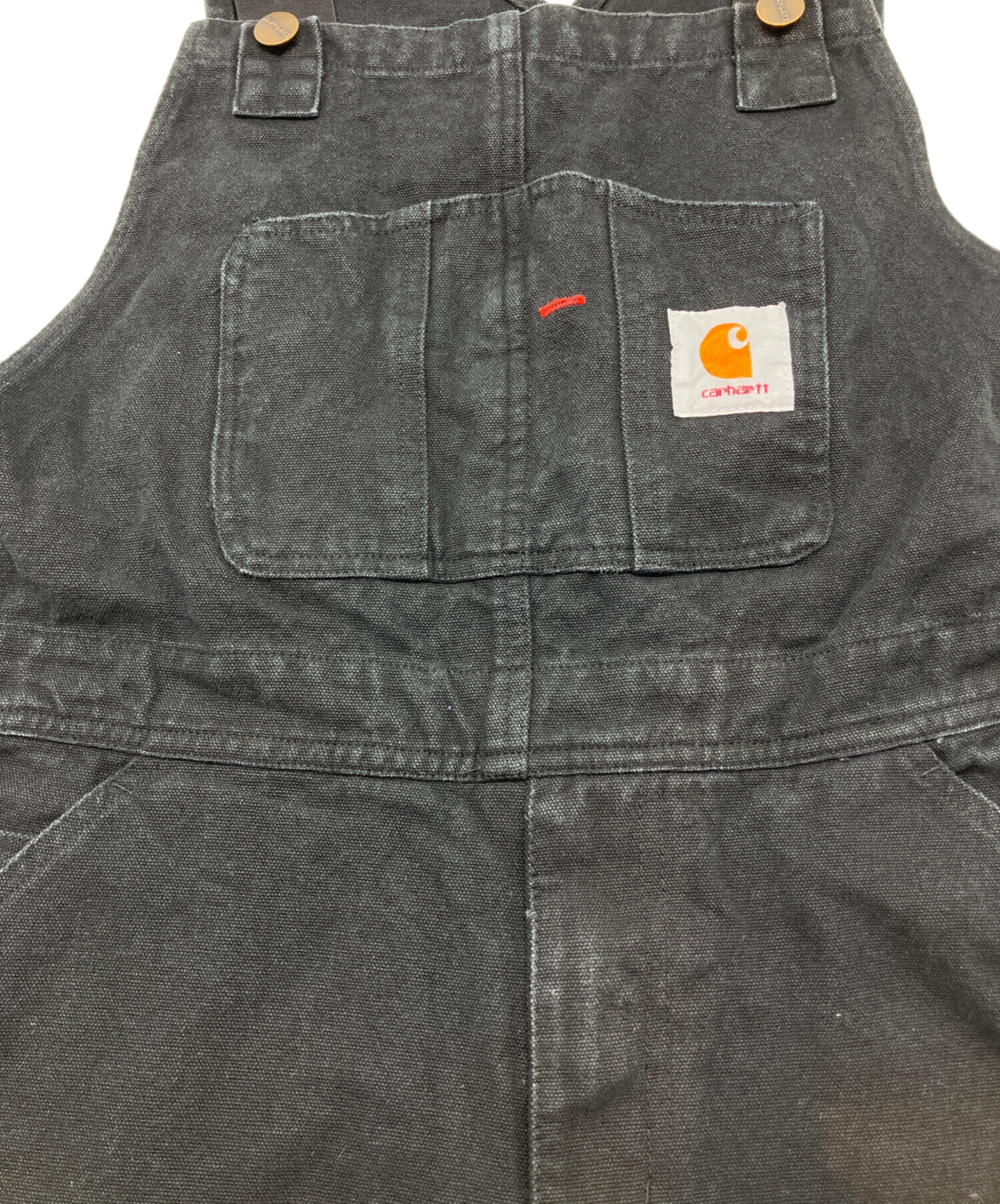 中古・古着通販】CarHartt (カーハート) オーバーオール ブラック