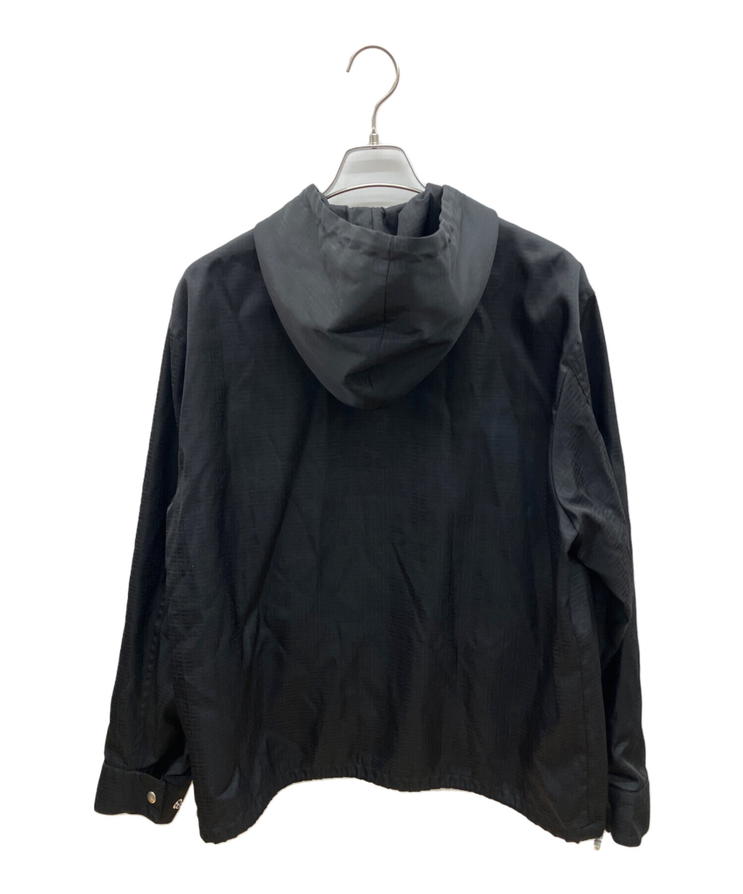 GIVENCHY PARIS バックロゴ　ウィンドウブレイカー　 黒 48 中古・古着通販】GIVENCHY (ジバンシィ) ウインドブレーカー ブラック