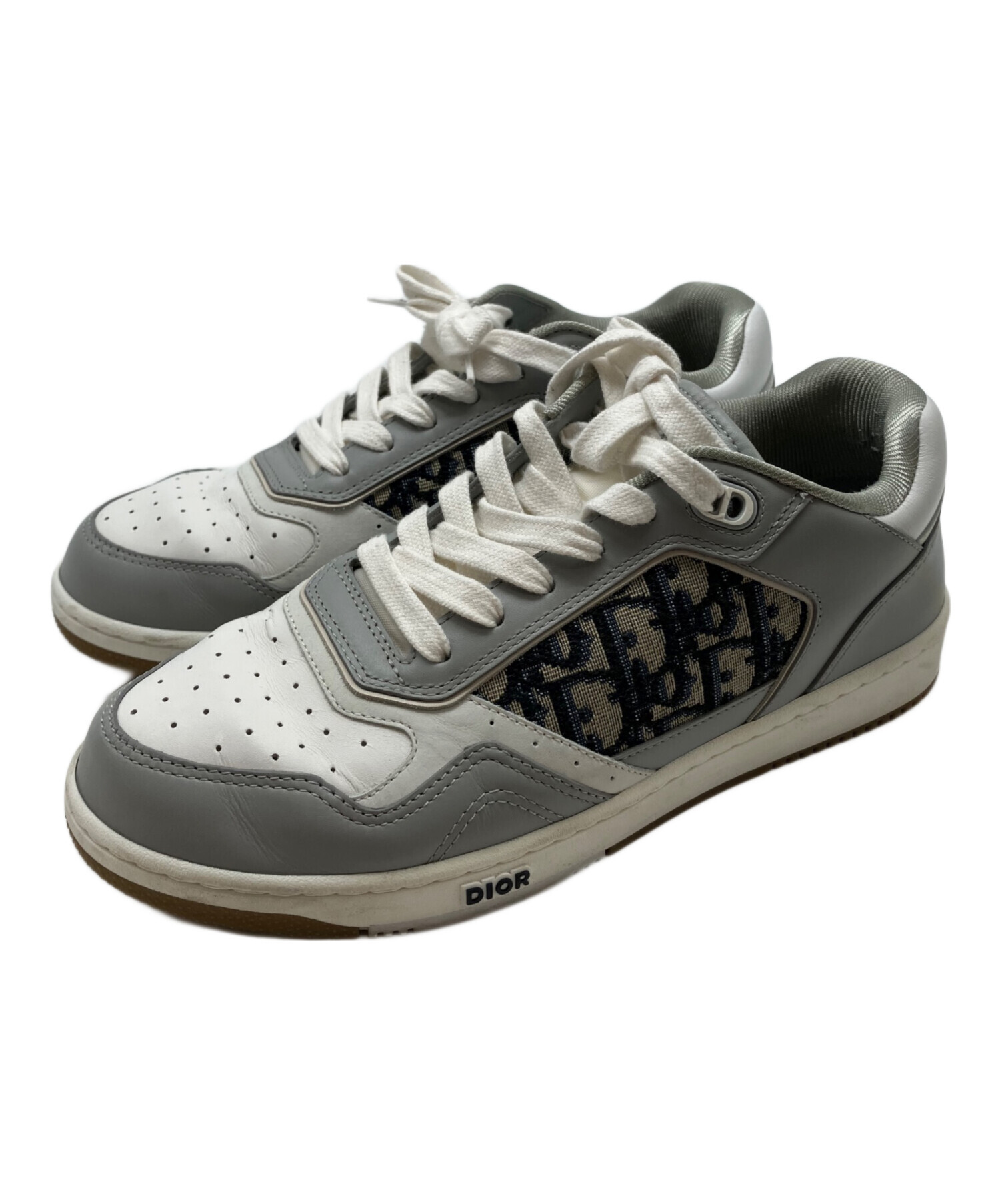 数回程度使用Dior ディオール B27 スニーカー ホワイト グレー ディオール、バーチャル試着可能な新作スニーカー「B27」を発売