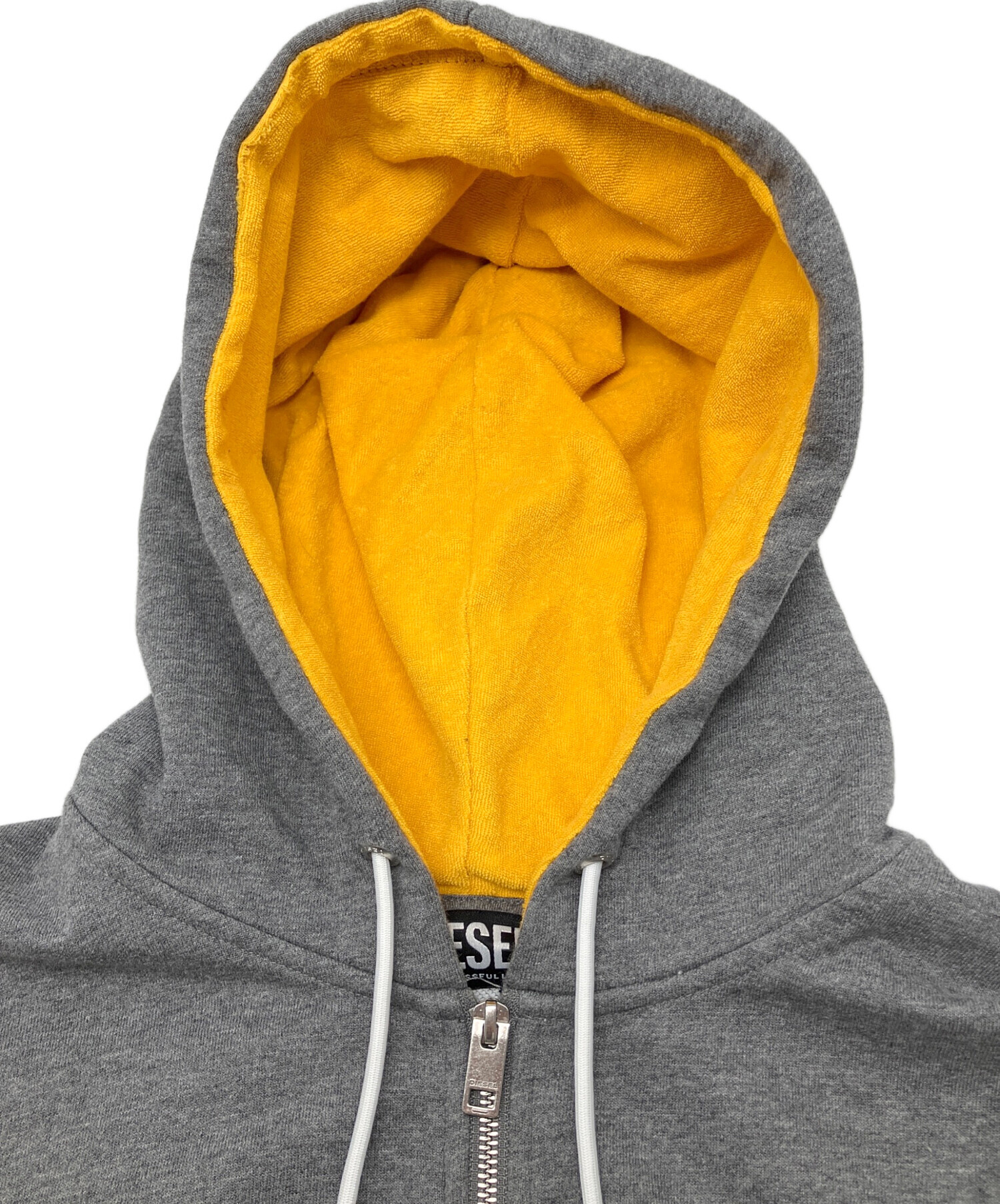 中古・古着通販】DIESEL (ディーゼル) ジップパーカー グレー サイズ 