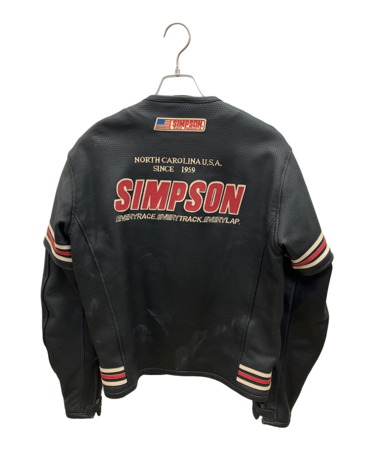 中古・古着通販】SIMPSON (シンプソン) 2WAYレザーライダース
