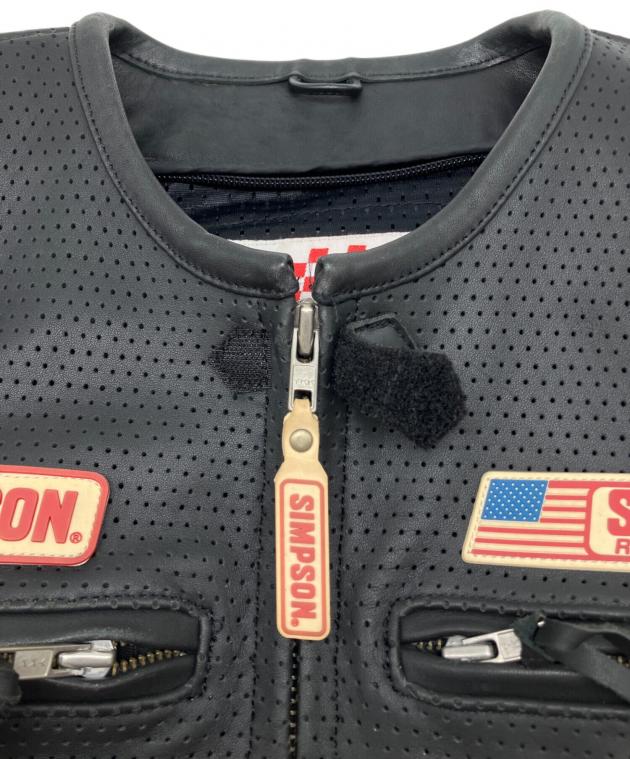 中古・古着通販】SIMPSON (シンプソン) 2WAYレザーライダース