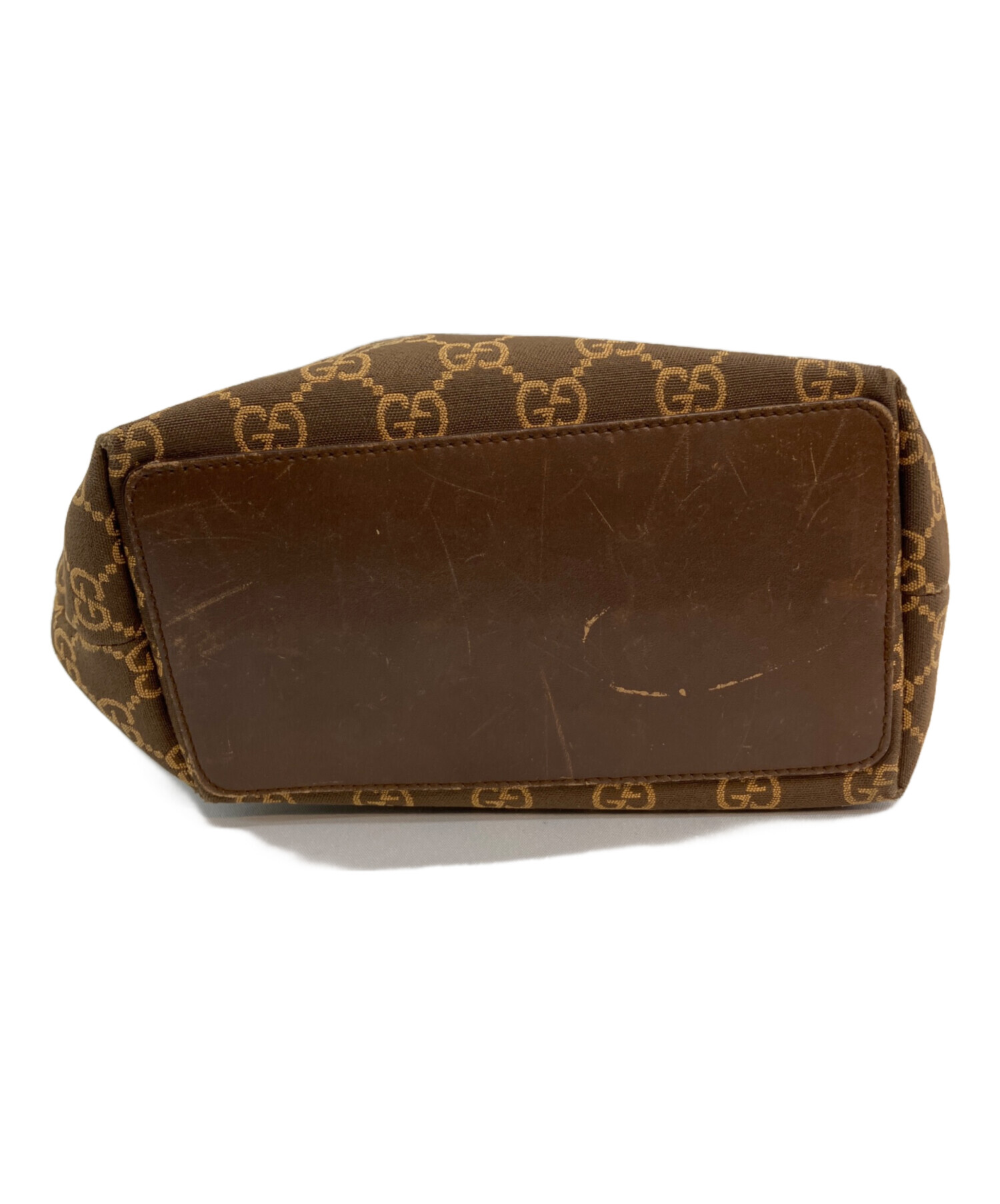 中古・古着通販】GUCCI (グッチ) ハンドバッグ ブラウン｜ブランド
