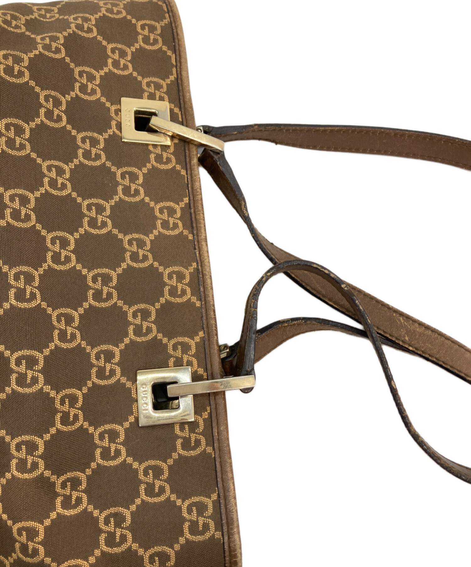 中古・古着通販】GUCCI (グッチ) ハンドバッグ ブラウン｜ブランド