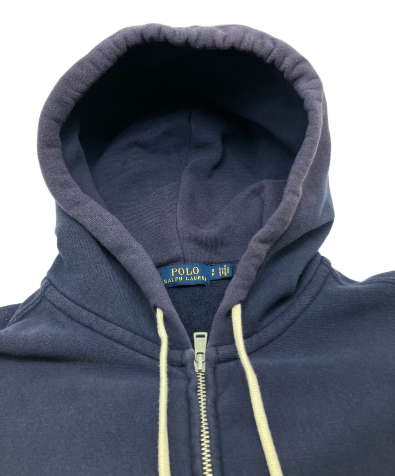 Polo Ralph Lauren ネイビー パーカー S ラルフローレン 中古・古着通販】POLO RALPH LAUREN (ポロ・ラルフローレン) ジップ