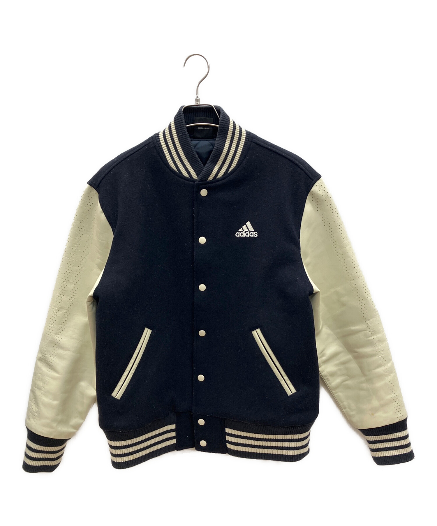 中古・古着通販】adidas (アディダス) ウールスタジャン ネイビー