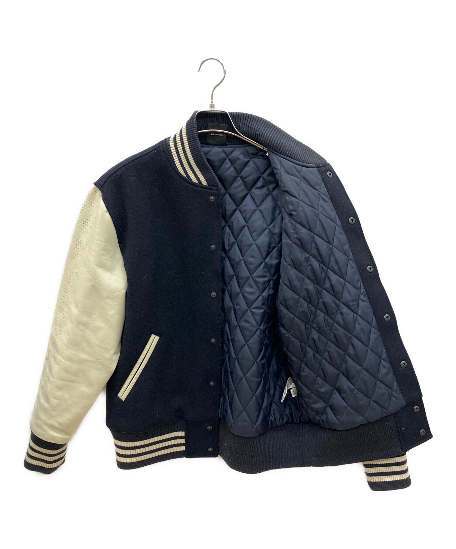 中古・古着通販】adidas (アディダス) ウールスタジャン ネイビー