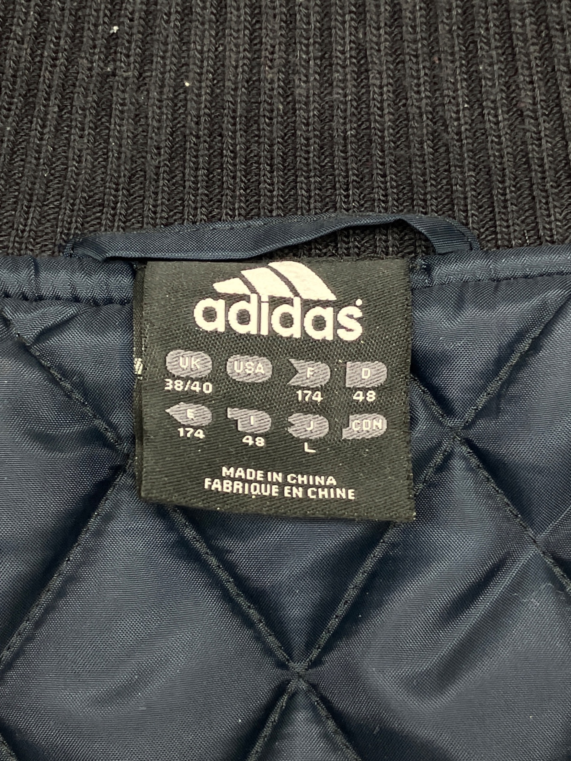 中古・古着通販】adidas (アディダス) ウールスタジャン ネイビー