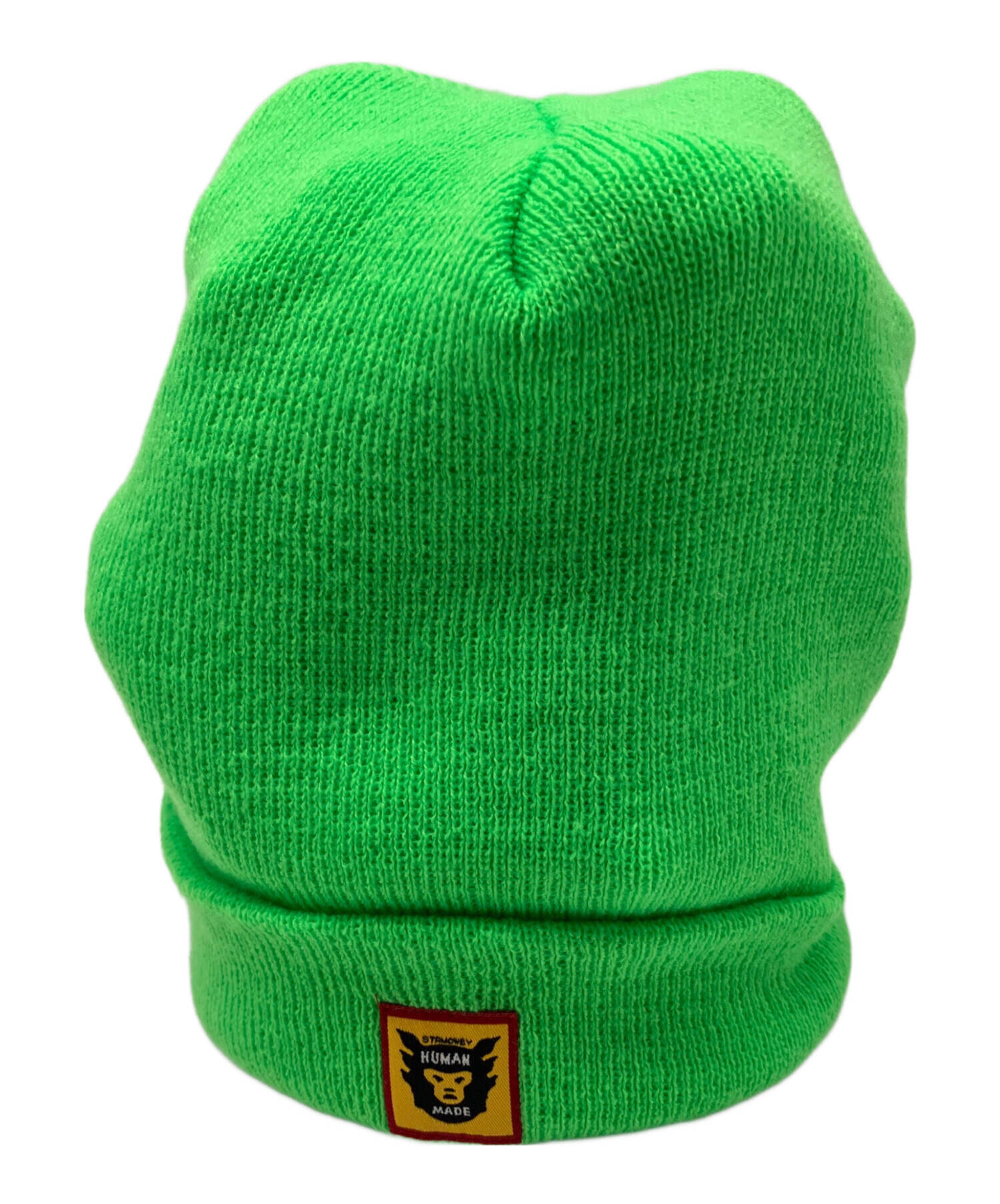 中古・古着通販】HUMAN MADE (ヒューマンメイド) ニット帽 黄緑