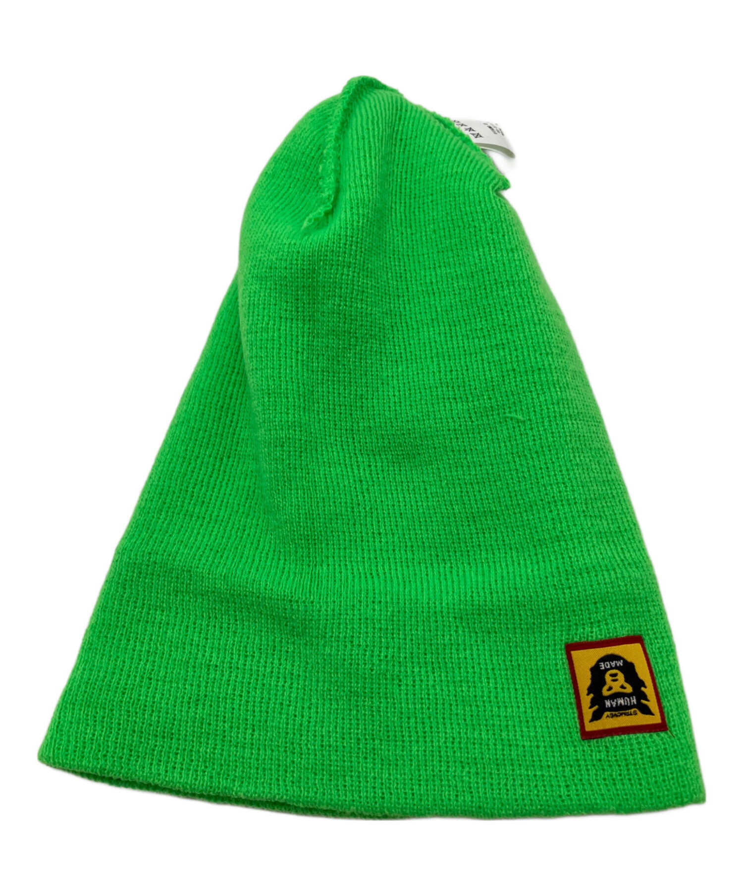中古・古着通販】HUMAN MADE (ヒューマンメイド) ニット帽 黄緑