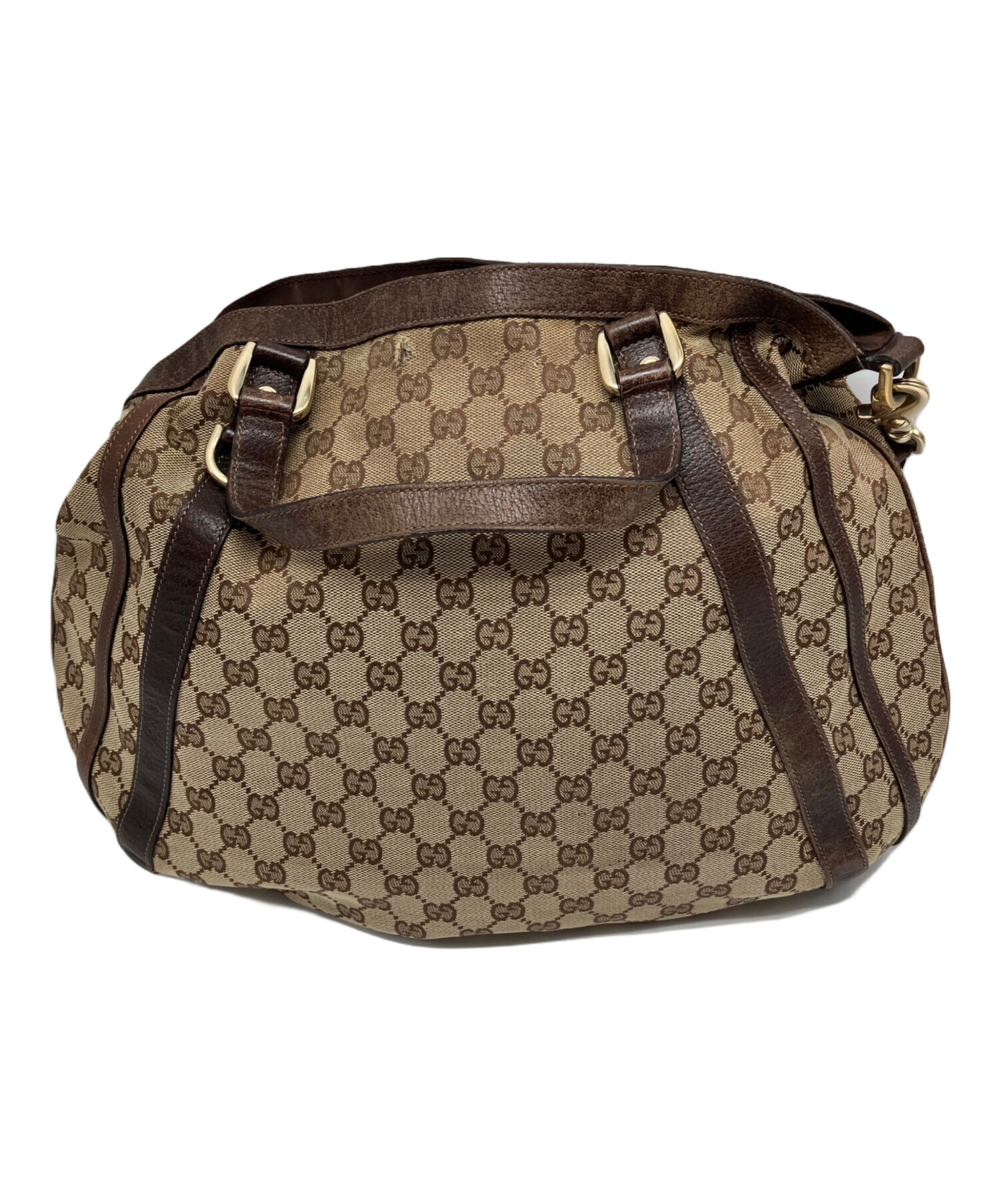 中古・古着通販】GUCCI (グッチ) GGキャンバス2WAYバッグ ベージュ