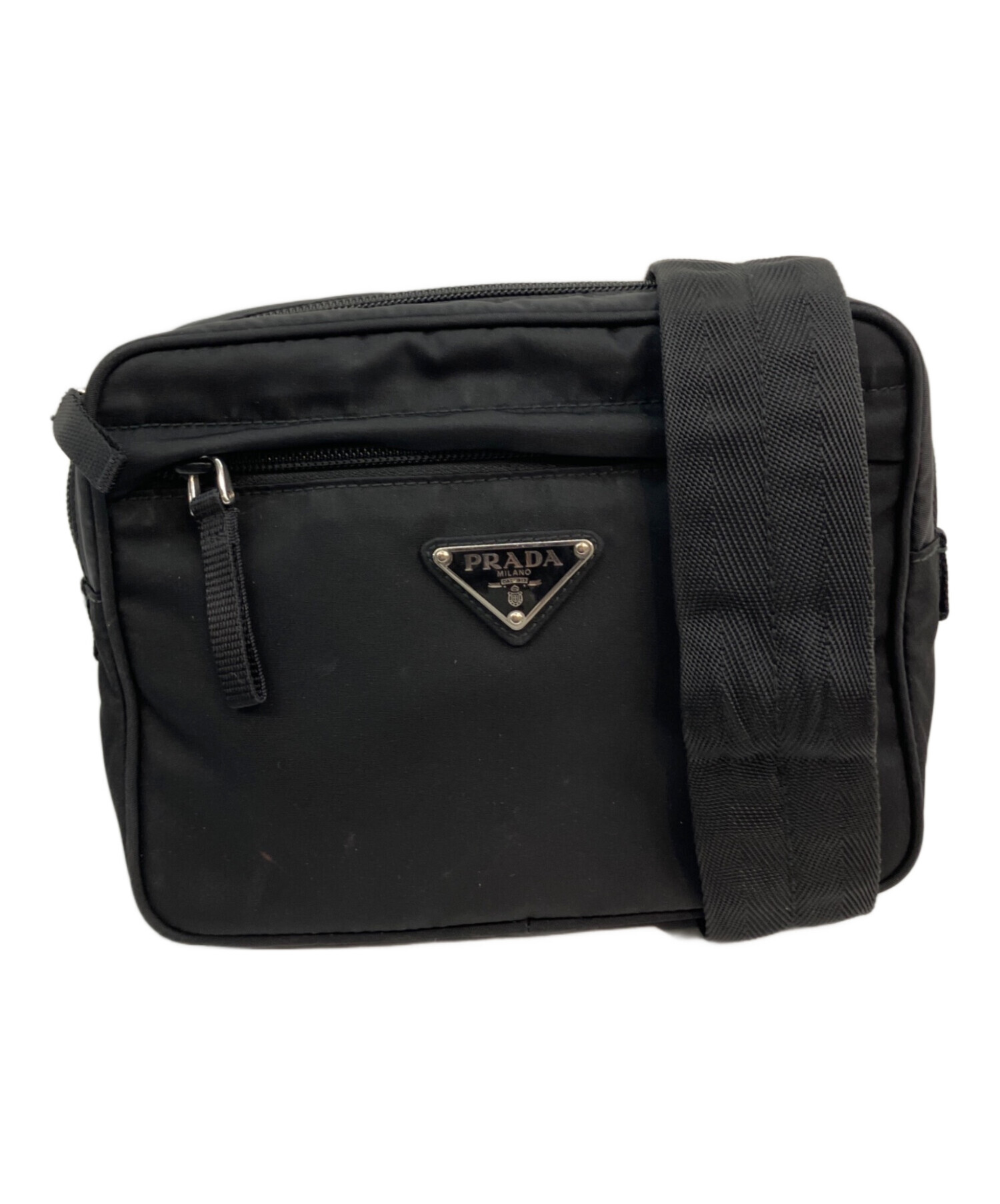 中古・古着通販】PRADA (プラダ) ウエストバッグ ブラック｜ブランド