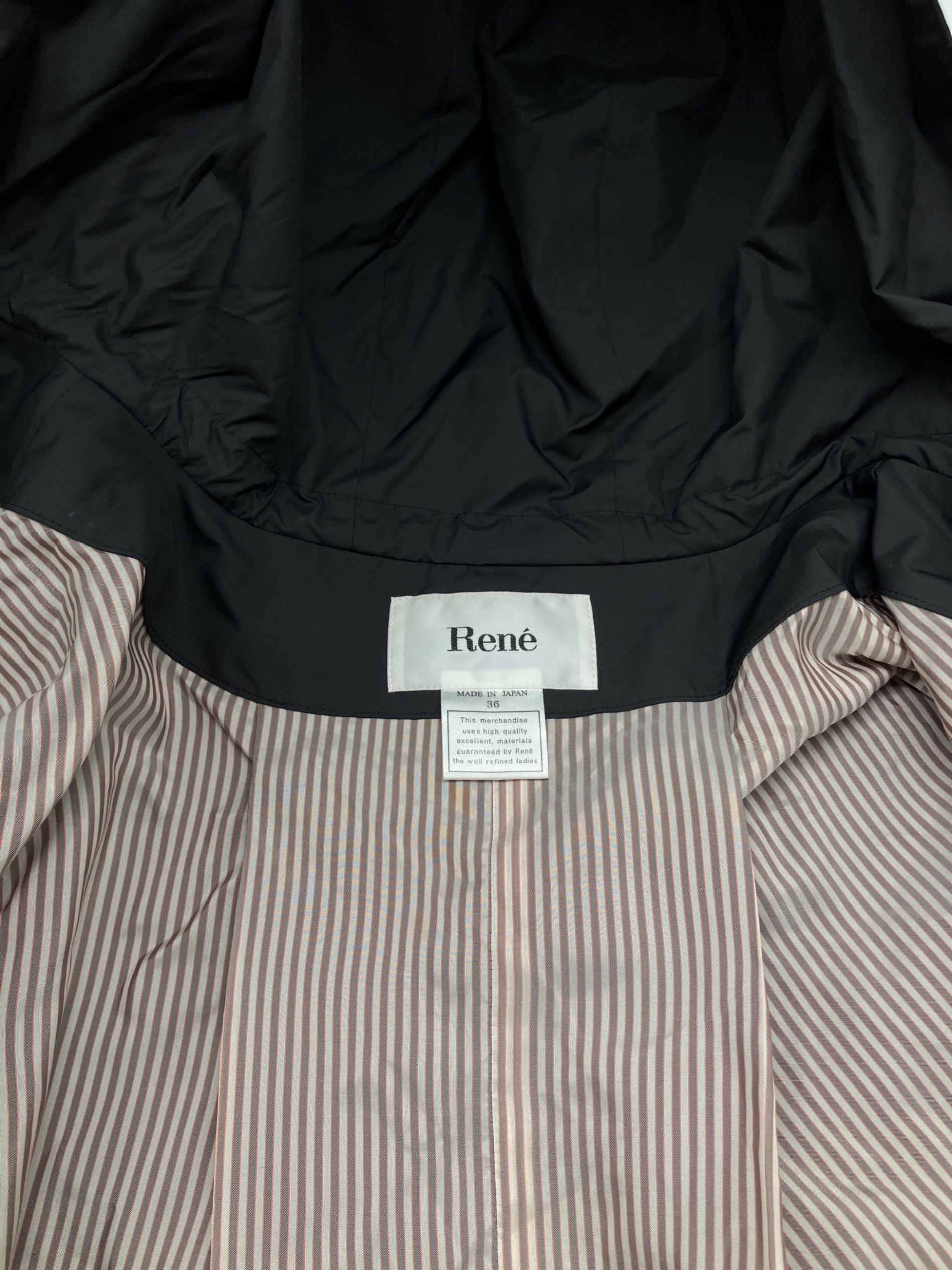 中古・古着通販】Rene (ルネ) フーデッドジャケット ダークグレー