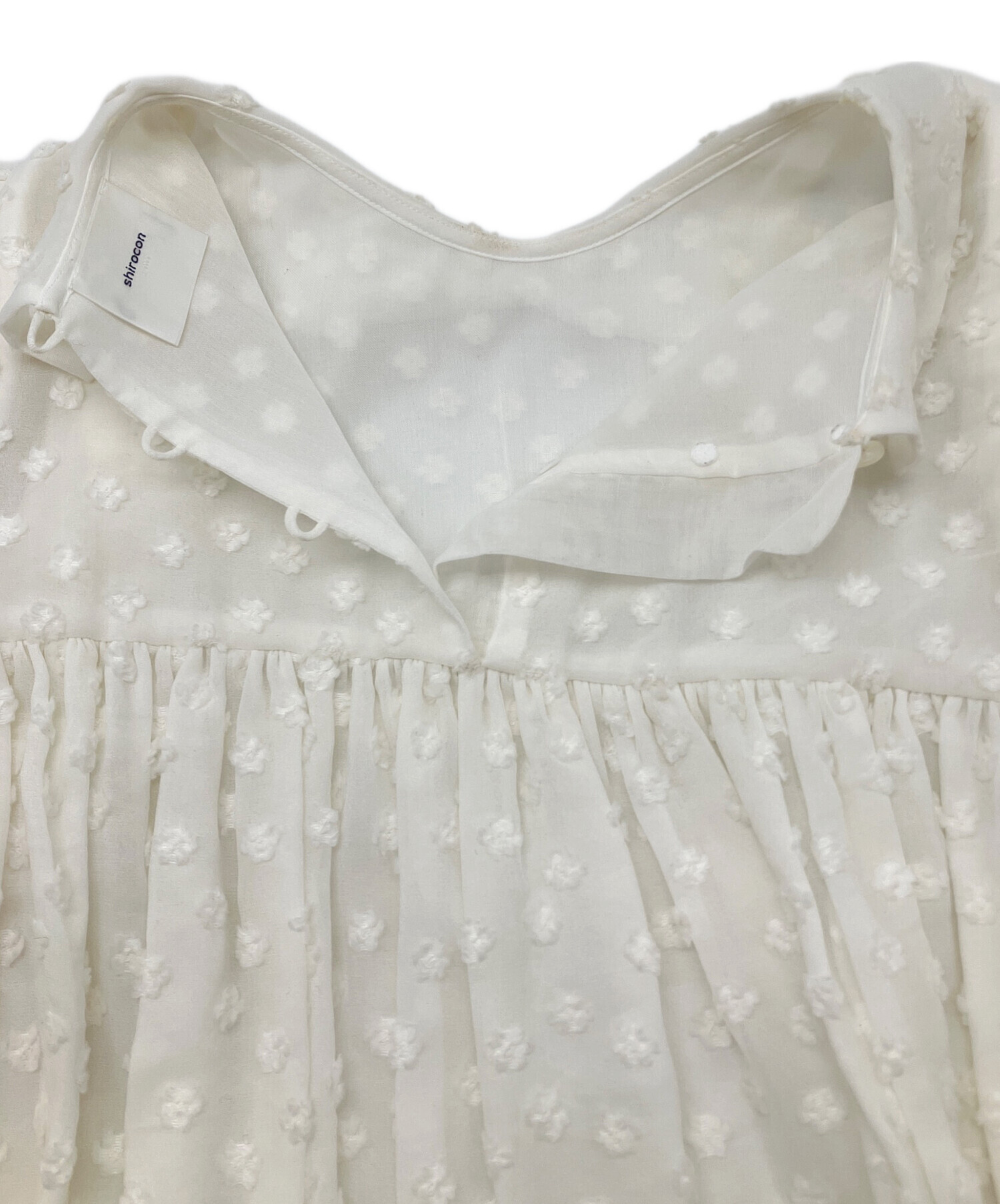 中古・古着通販】yori shirocon (ヨリ シロコン) フローラドット