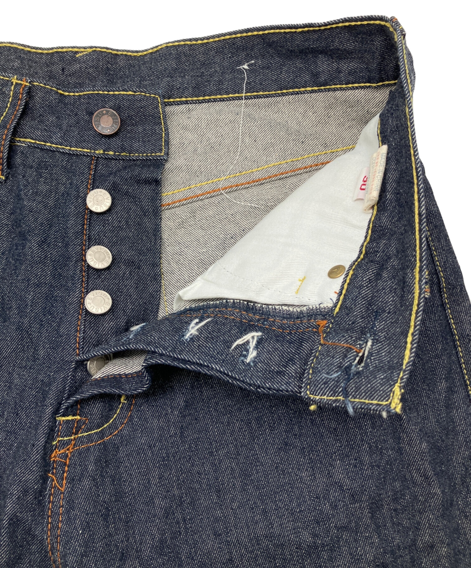 中古・古着通販】EVISU (エヴィス) カモメ刺繍デニムハーフパンツ