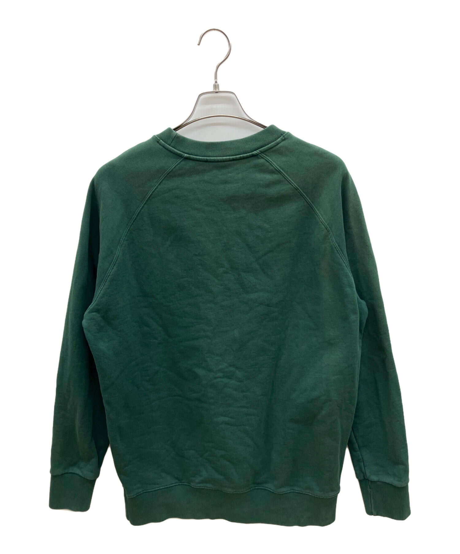 メゾンキツネ　グリーン　緑スウェット　トレーナー 中古・古着通販】maison kitsune (メゾンキツネ) スウェット グリーン