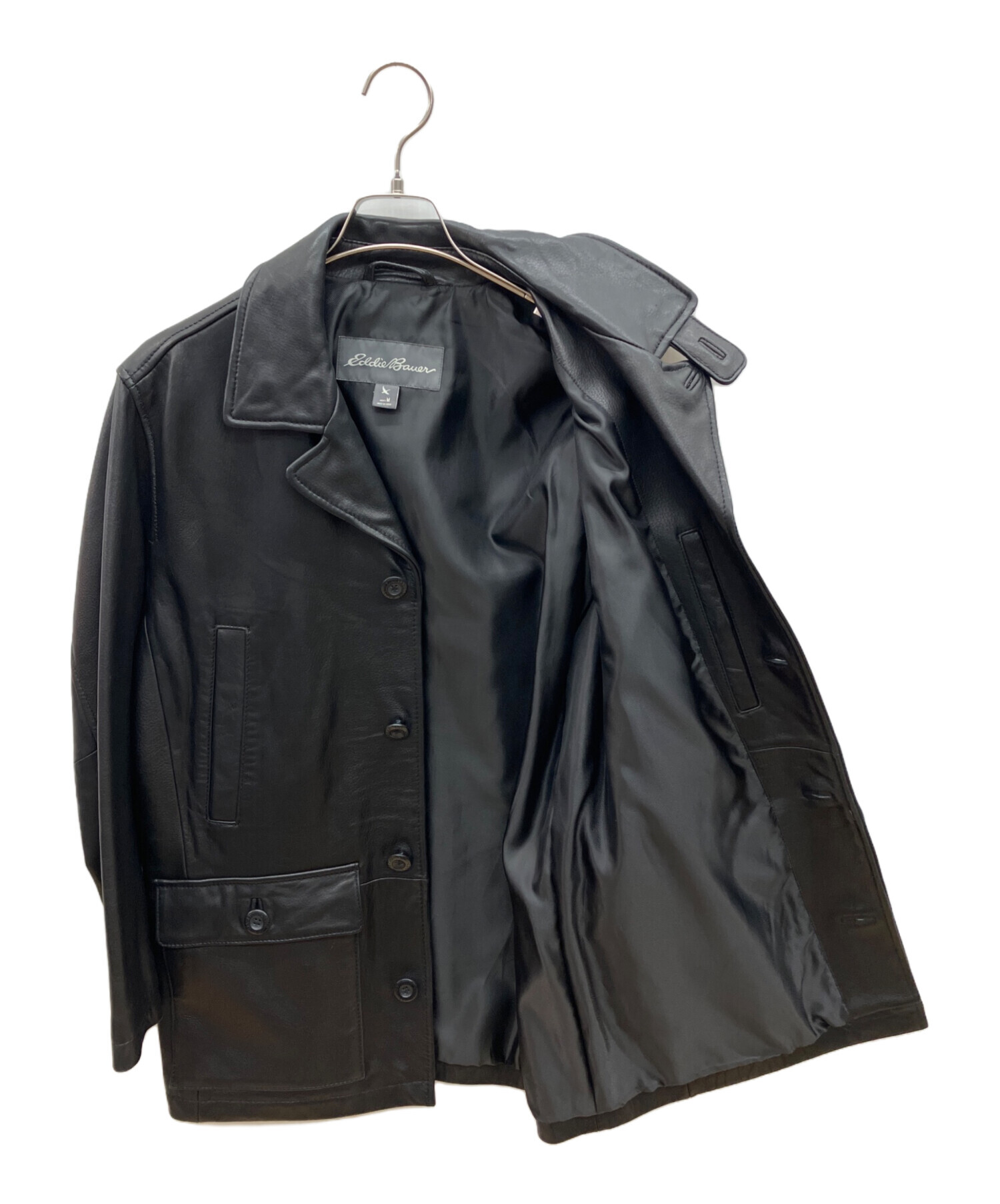 中古・古着通販】Eddie Bauer (エディーバウアー) レザージャケット