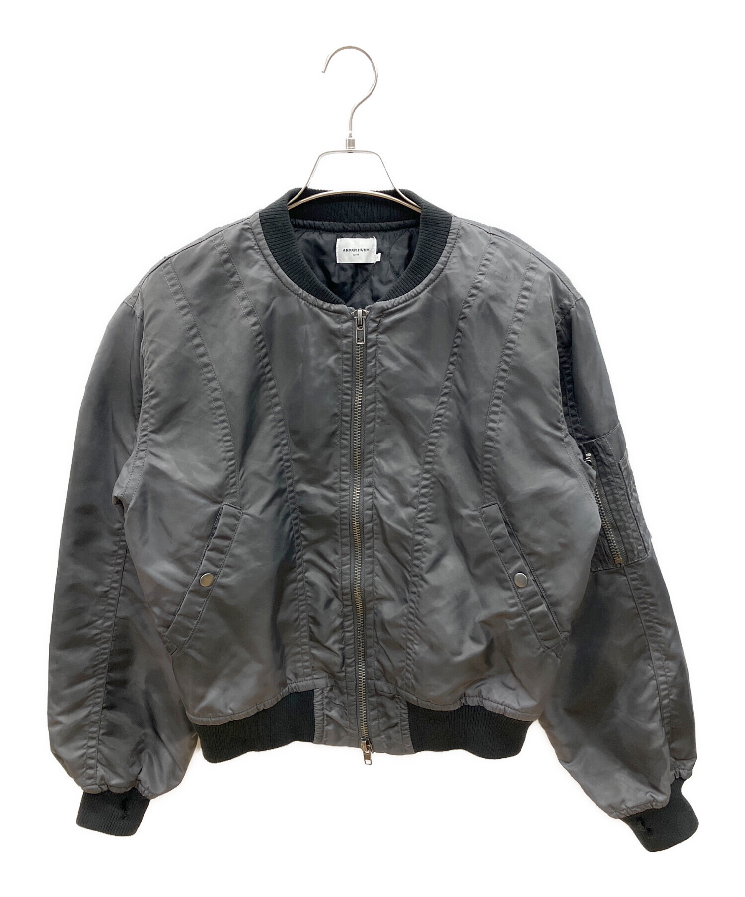 中古・古着通販】ANDER HUNK (アンダーハンク) 中綿ジャケット グレー 