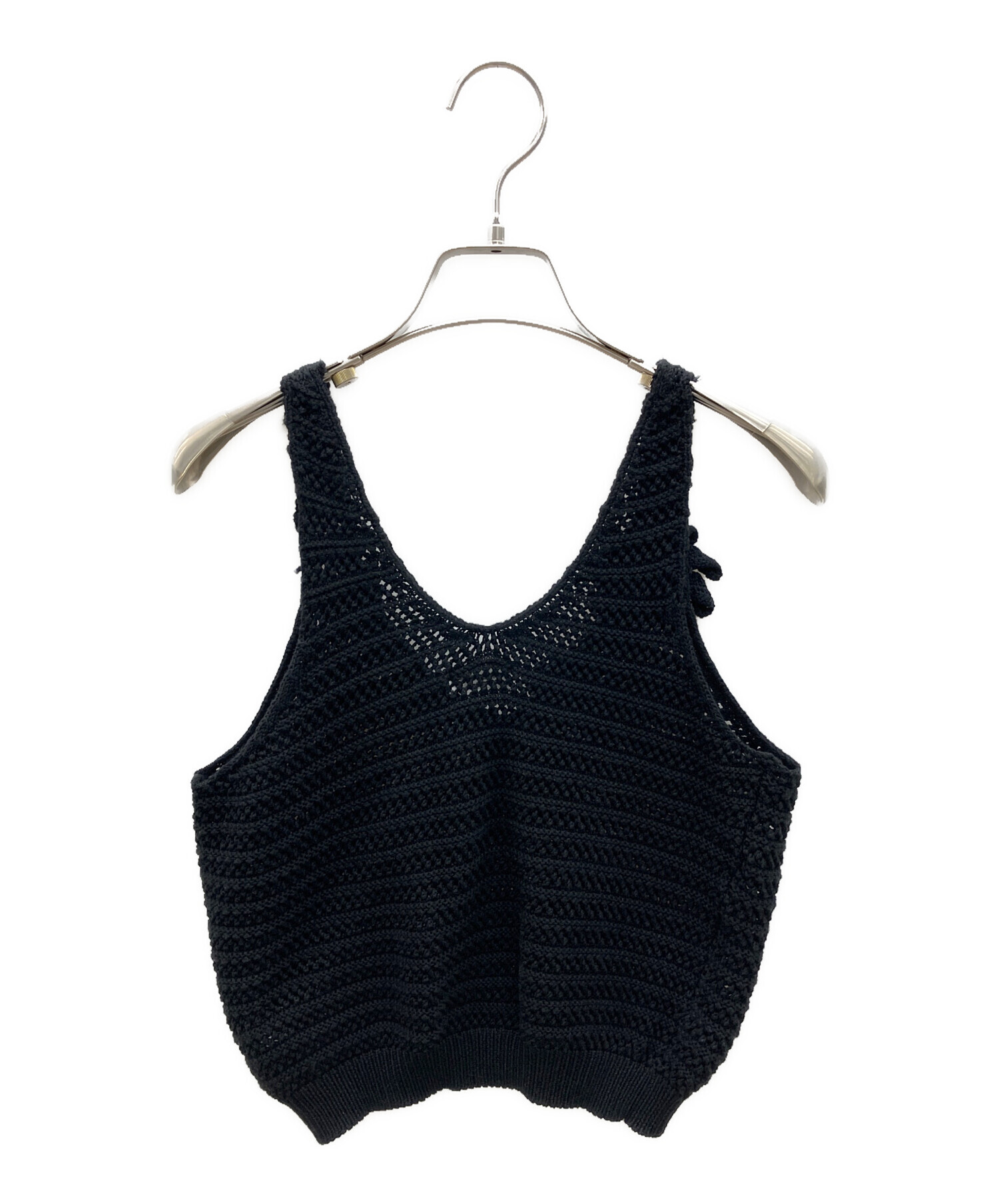 中古・古着通販】Chika Kisada (チカ キサダ) ニットビスチェ ブラック