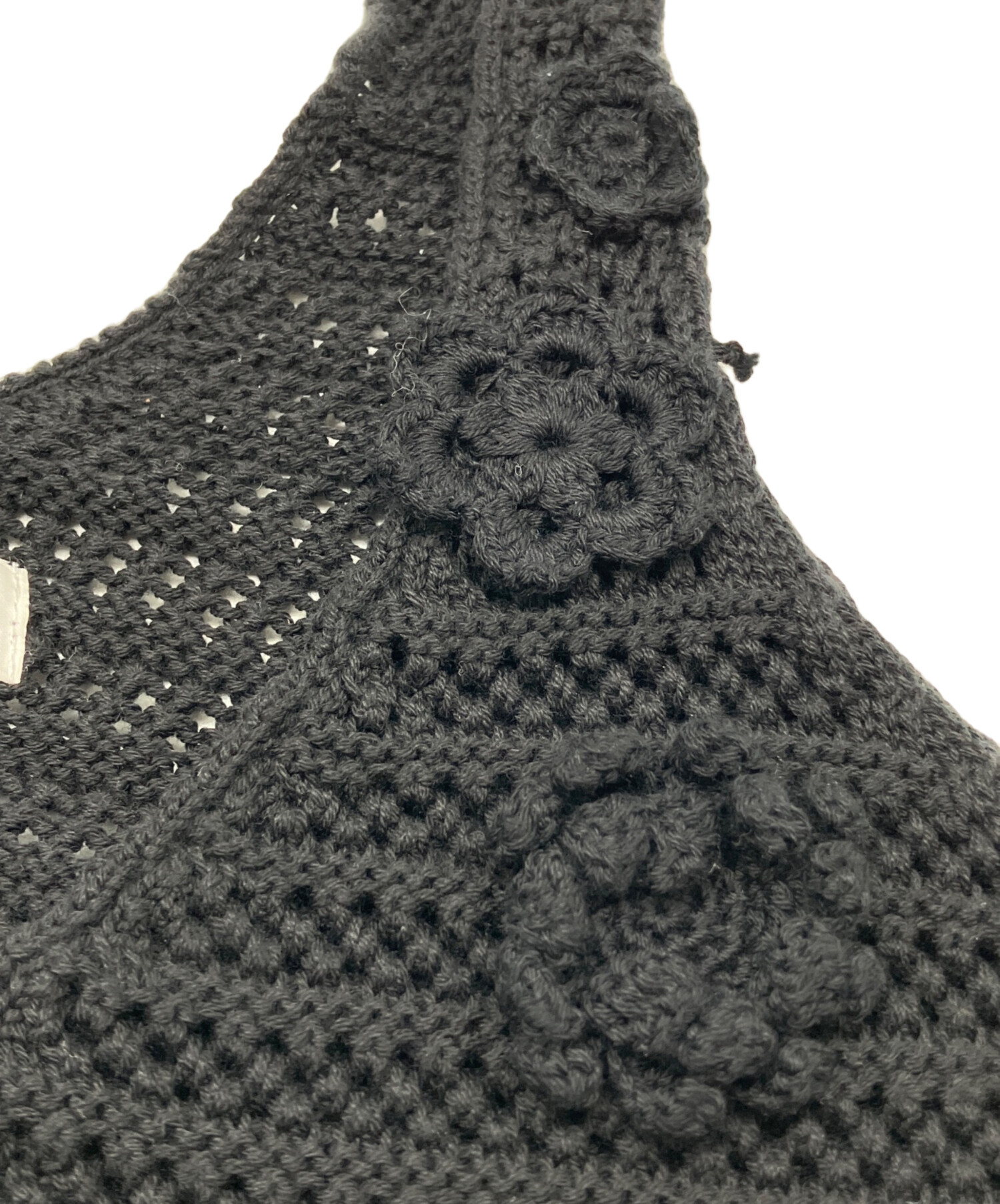 中古・古着通販】Chika Kisada (チカ キサダ) ニットビスチェ ブラック