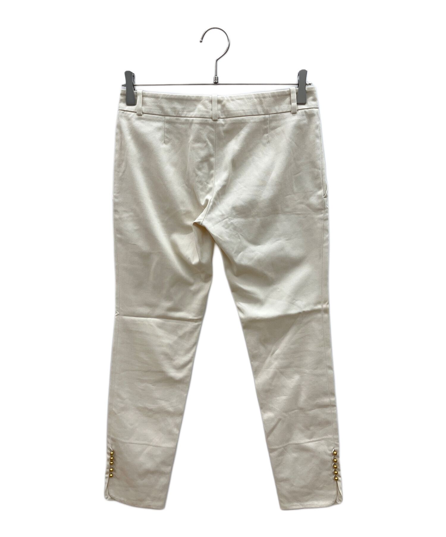 中古・古着通販】GUCCI (グッチ) テーパードパンツ ホワイト サイズ:38