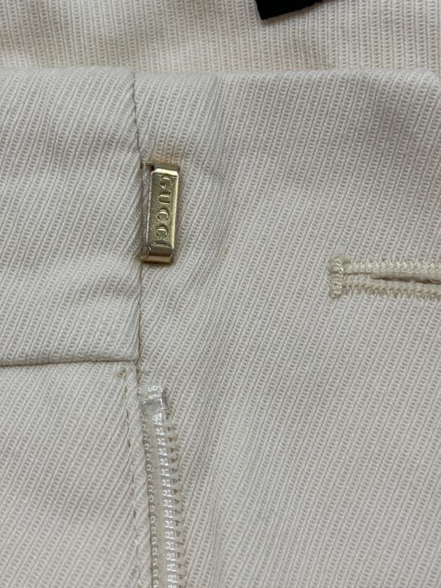 中古・古着通販】GUCCI (グッチ) テーパードパンツ ホワイト サイズ:38