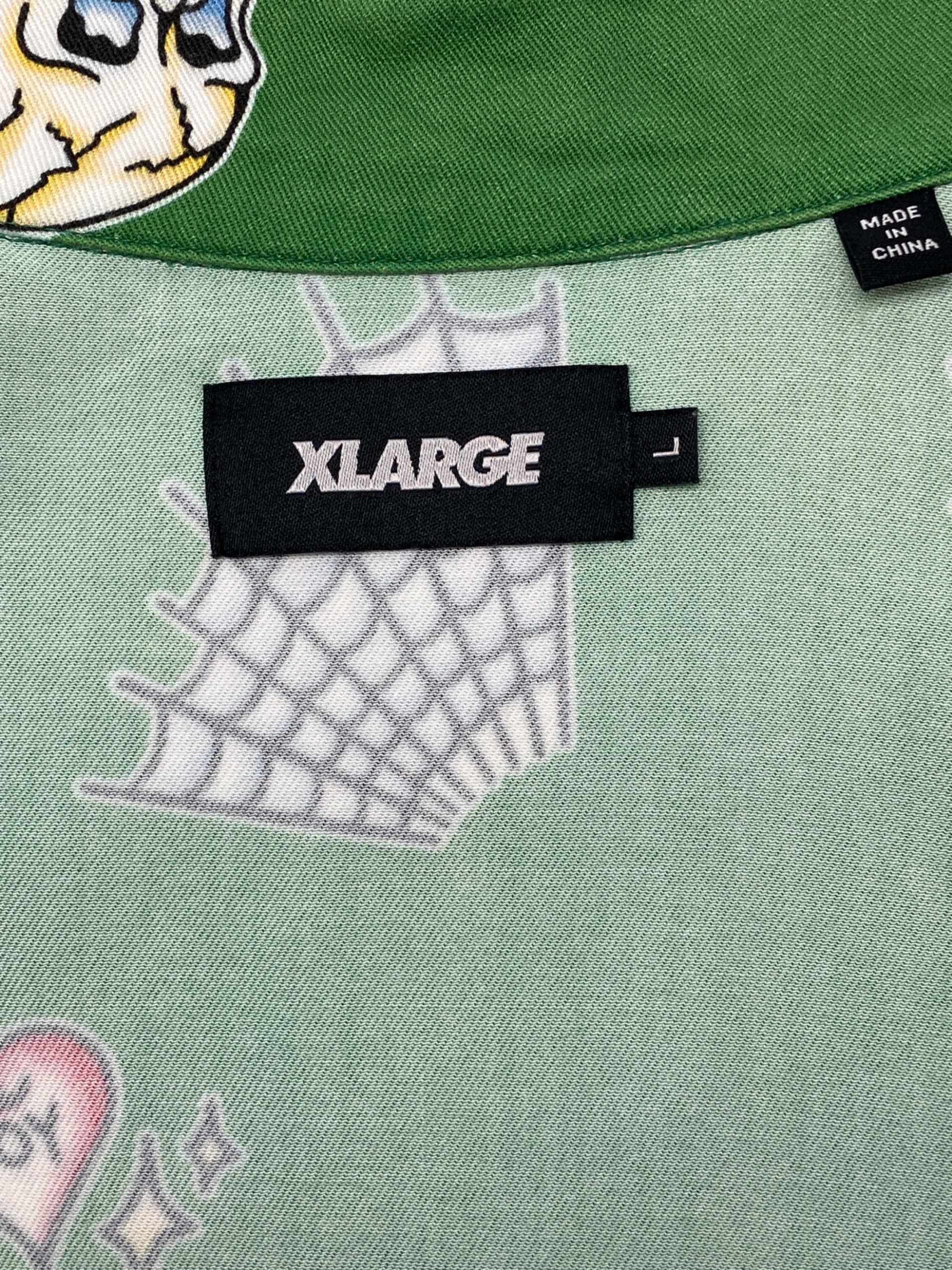 ららさん専用　古着 中古・古着通販】X-LARGE (エクストララージ) 半袖シャツ グリーン