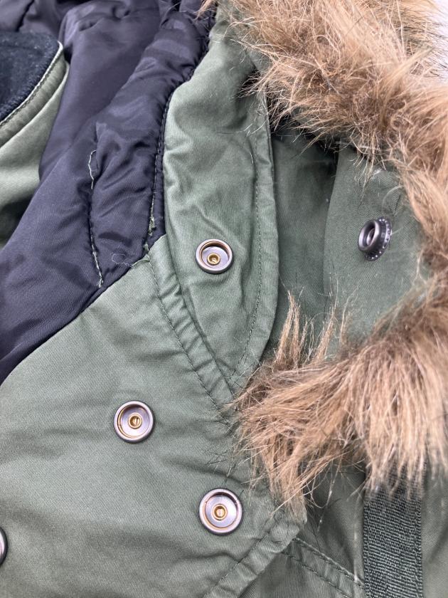 中古・古着通販】DIESEL (ディーゼル) ファーミリタリージャケット Y2K