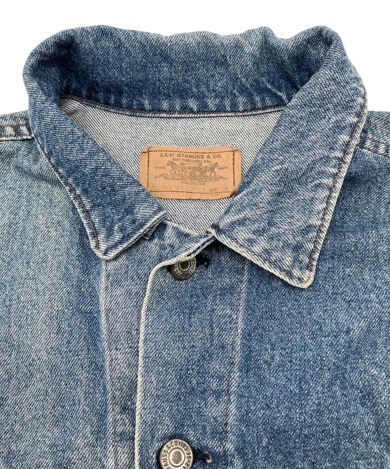 中古・古着通販】LEVI'S (リーバイス) デニムジャケット オレンジタブ
