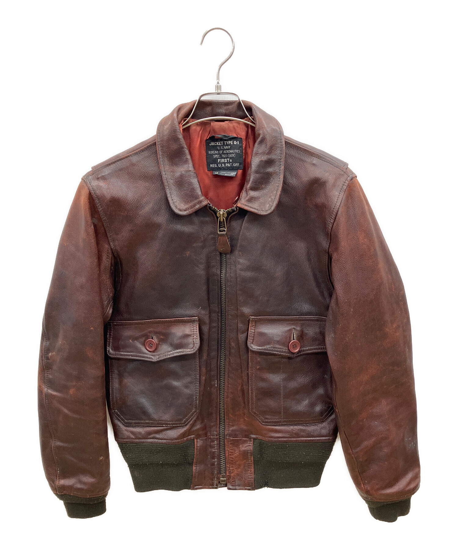 中古・古着通販】FIRST (ファースト) G-1フライトレザージャケット