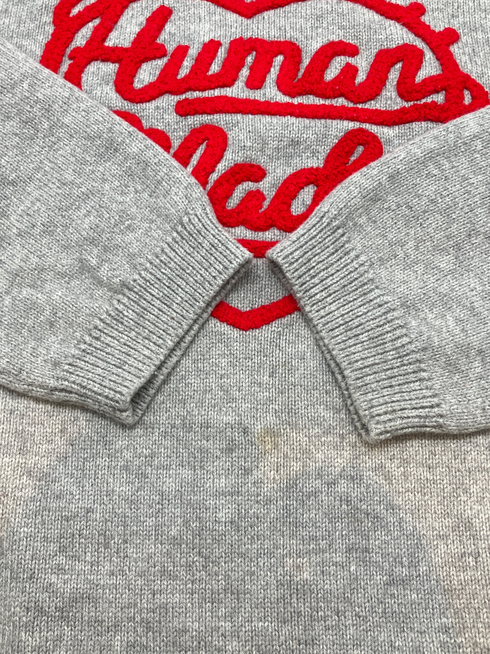 中古・古着通販】HUMAN MADE (ヒューマンメイド) HEART KNIT SWEATER