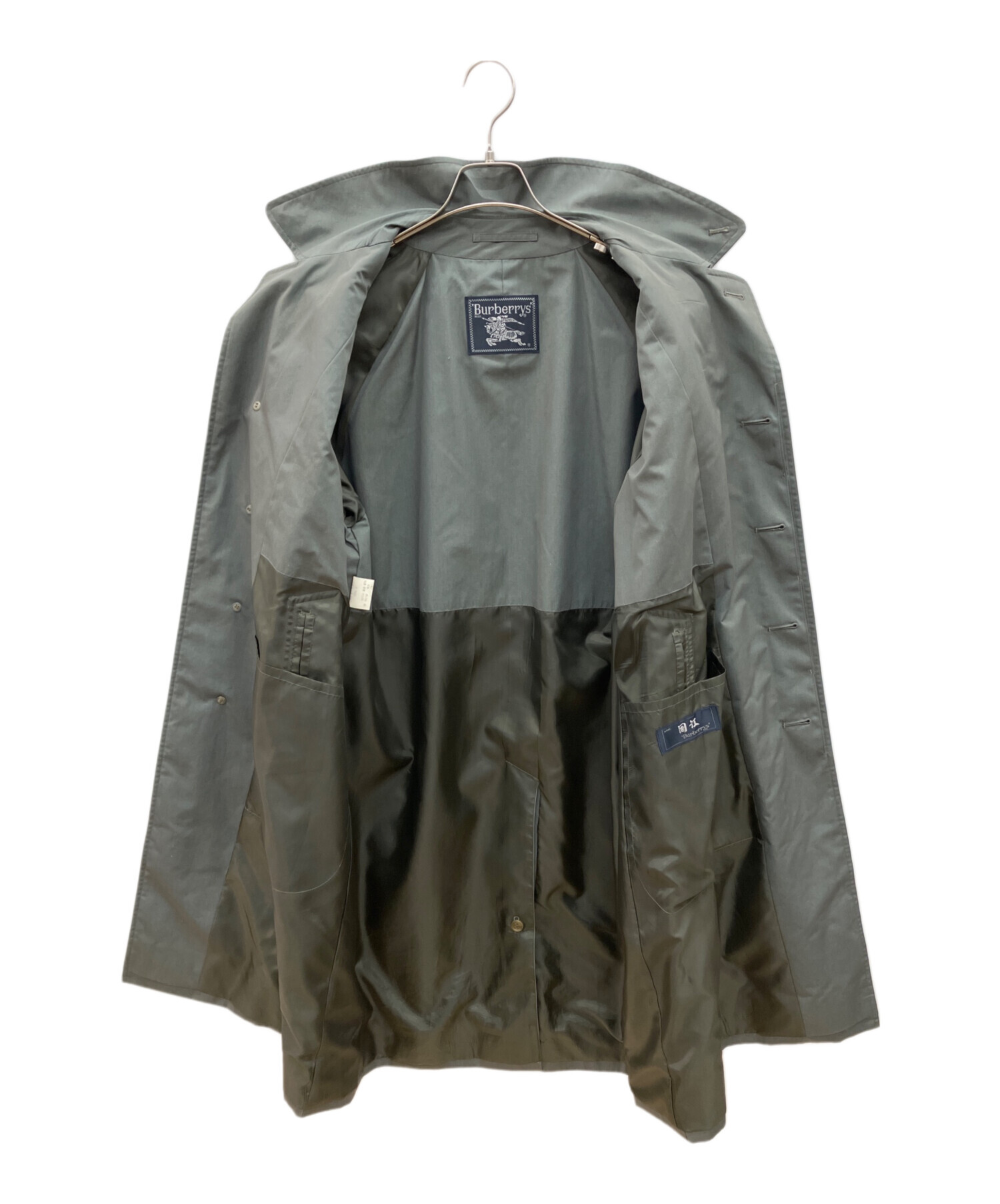 中古・古着通販】BURBERRY (バーバリー) コート グレー サイズ:不明