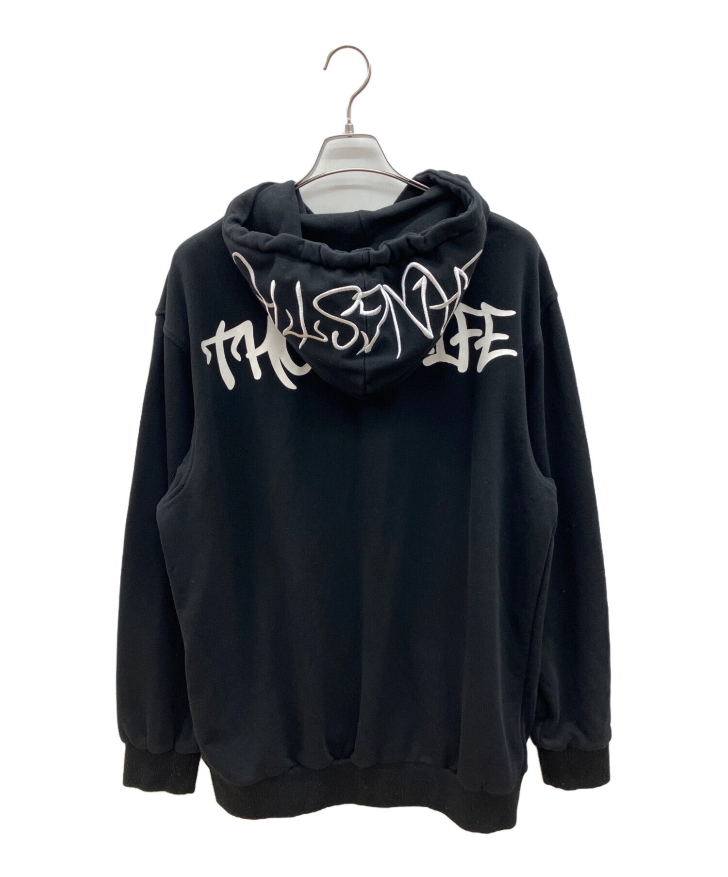 た*け様 【新品未使用】ロサンゼルスアパレル パーカーブラックＬ 中古・古着通販】LOS ANGELES APPAREL (ロサンゼルスアパレル) ジップ