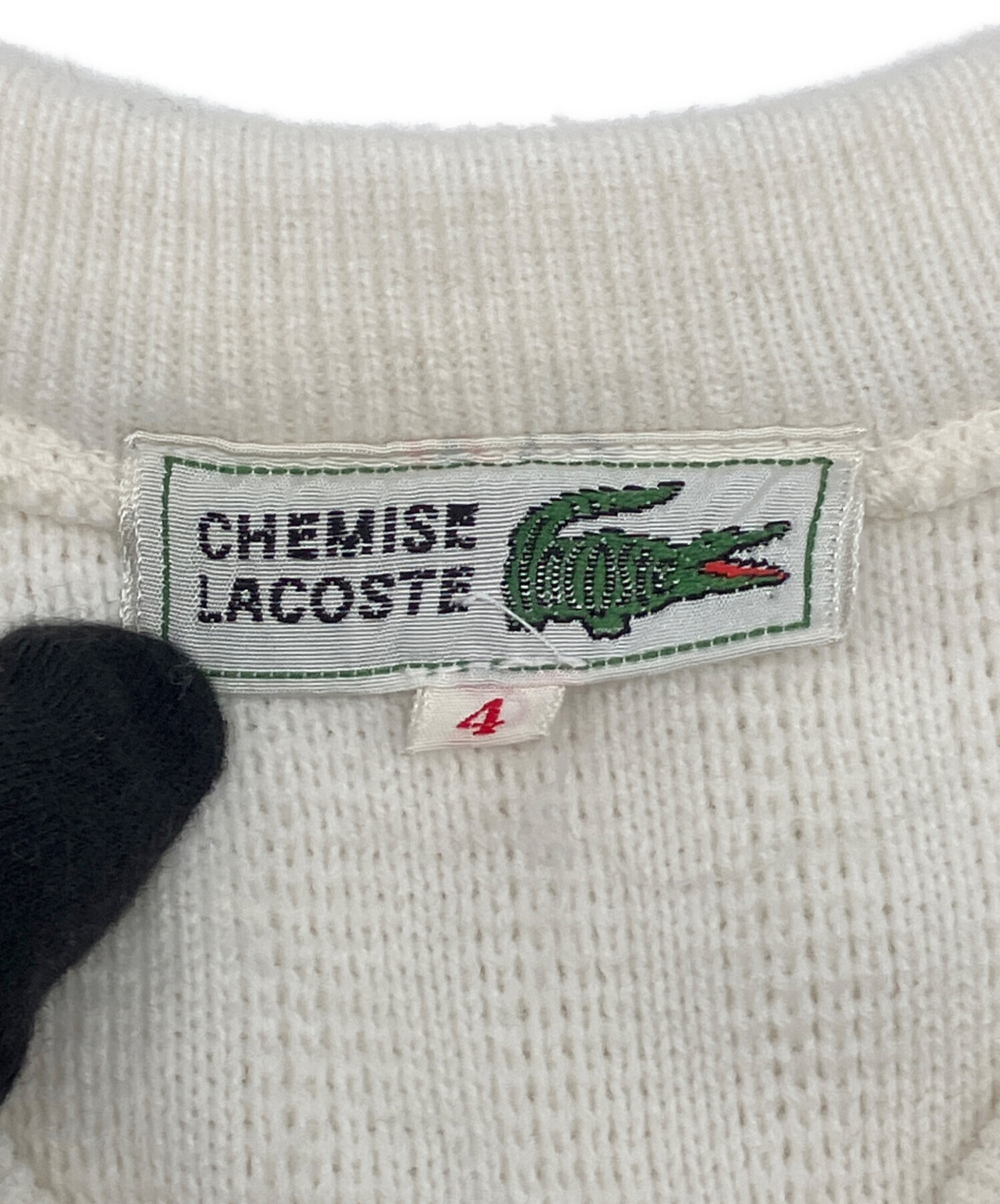 【！！絶対注目！！激レア　シュミーズラコステ　CHEMISE LACOSTE 中古・古着通販】CHEMISE LACOSTE (シュミーズ ラコステ) 70sニット
