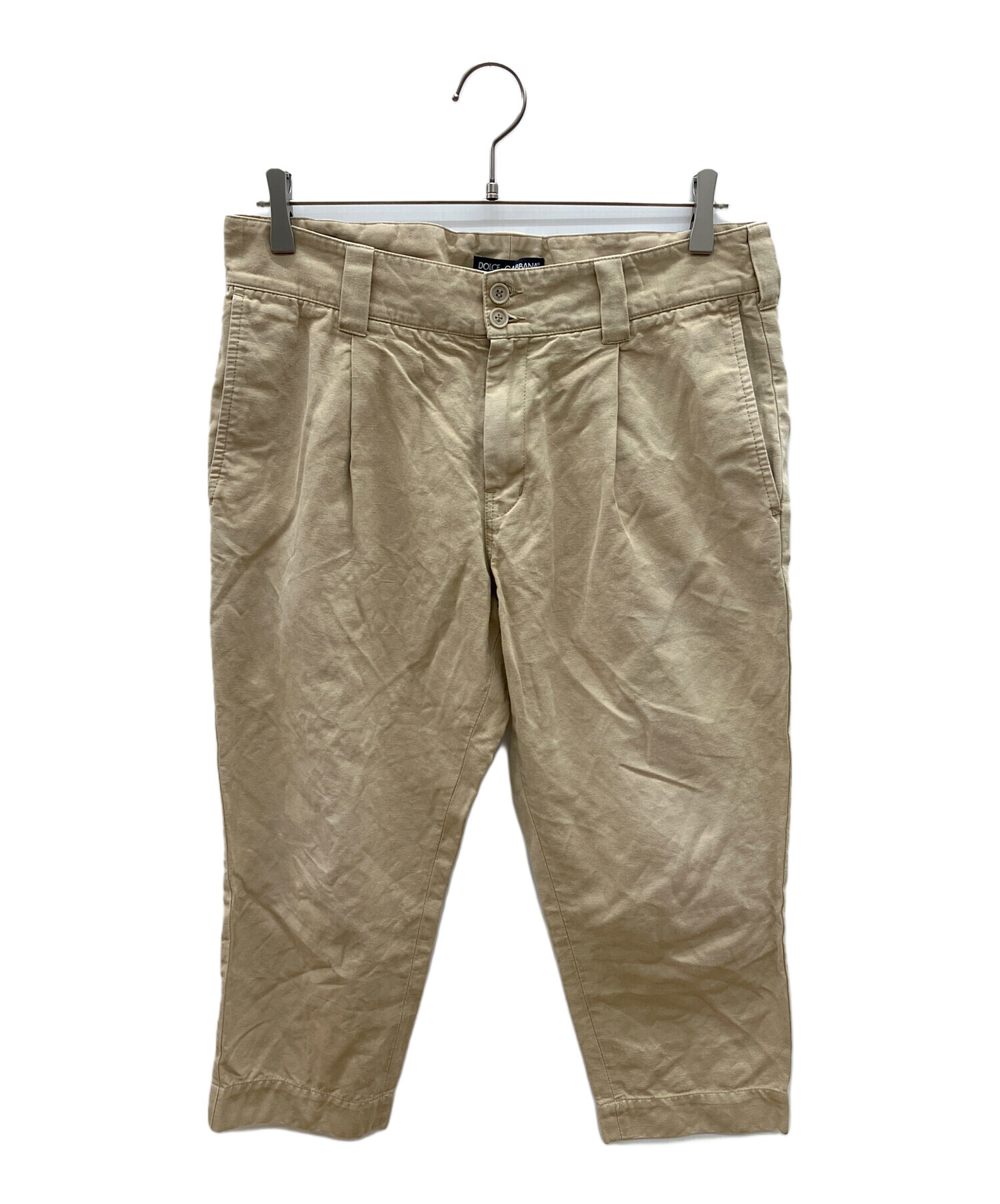 DOLCE & GABBANA カーゴパンツ 46 ベージュ M L dolce&gabbana