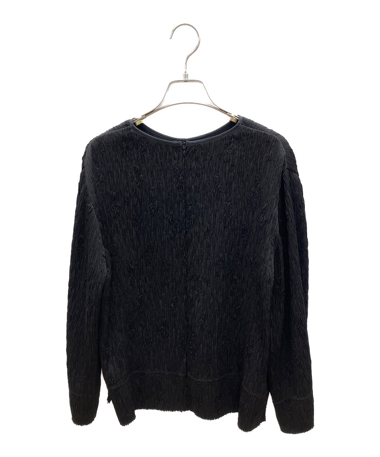中古・古着通販】CELINE (セリーヌ) 長袖ブラウス ブラック サイズ:38 