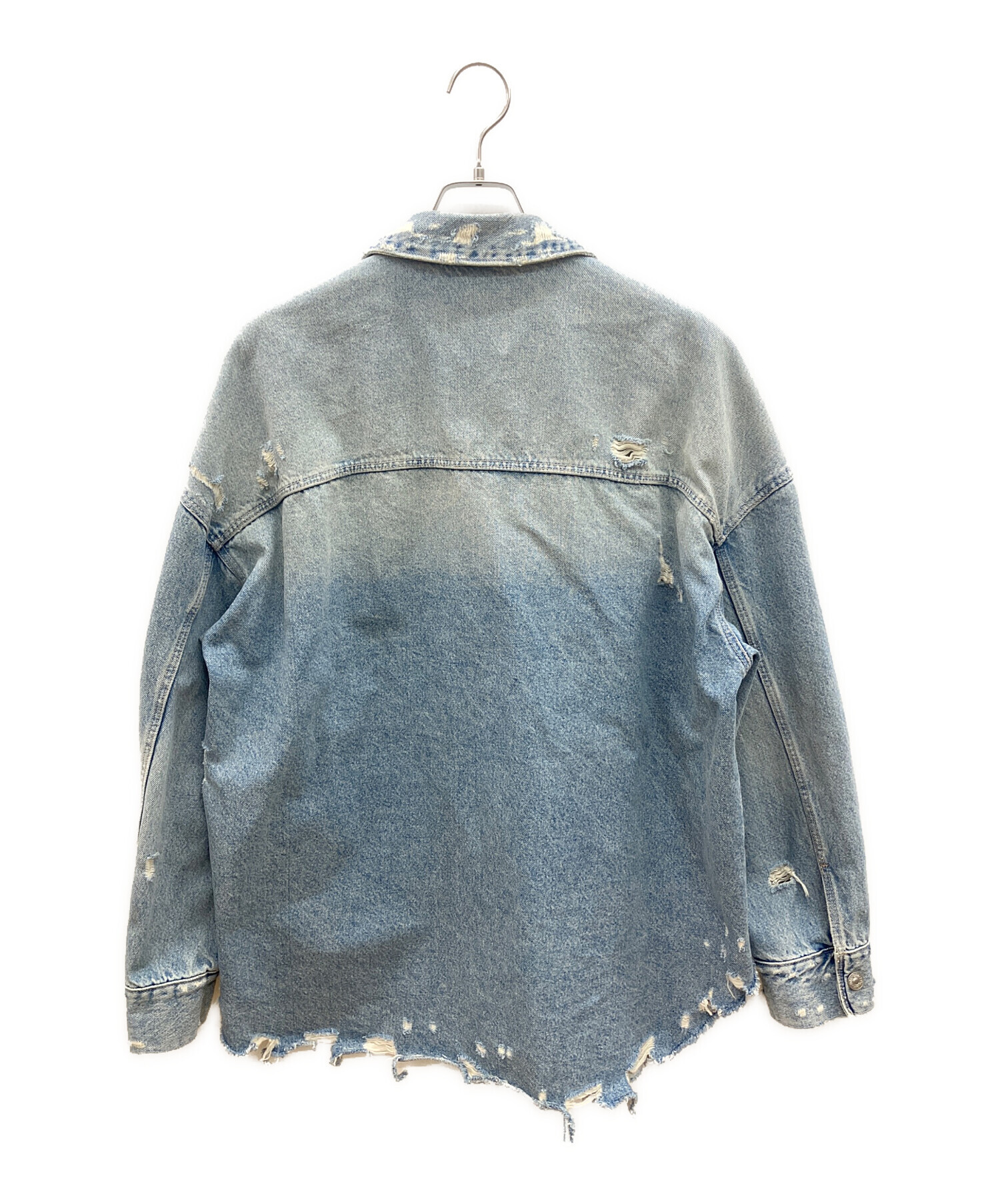 中古・古着通販】ZARA (ザラ) デニムジャケット スカイブルー サイズ