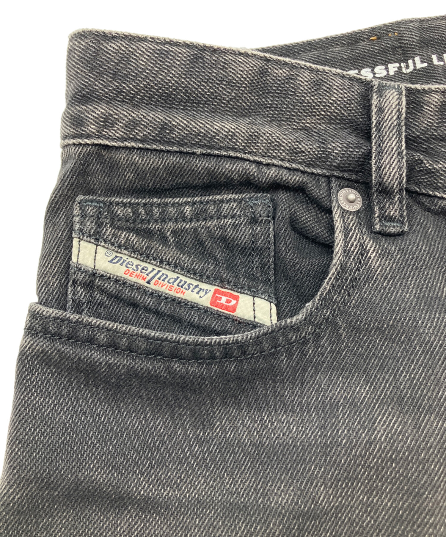 中古・古着通販】DIESEL (ディーゼル) デニムパンツ D-RISE ブラック