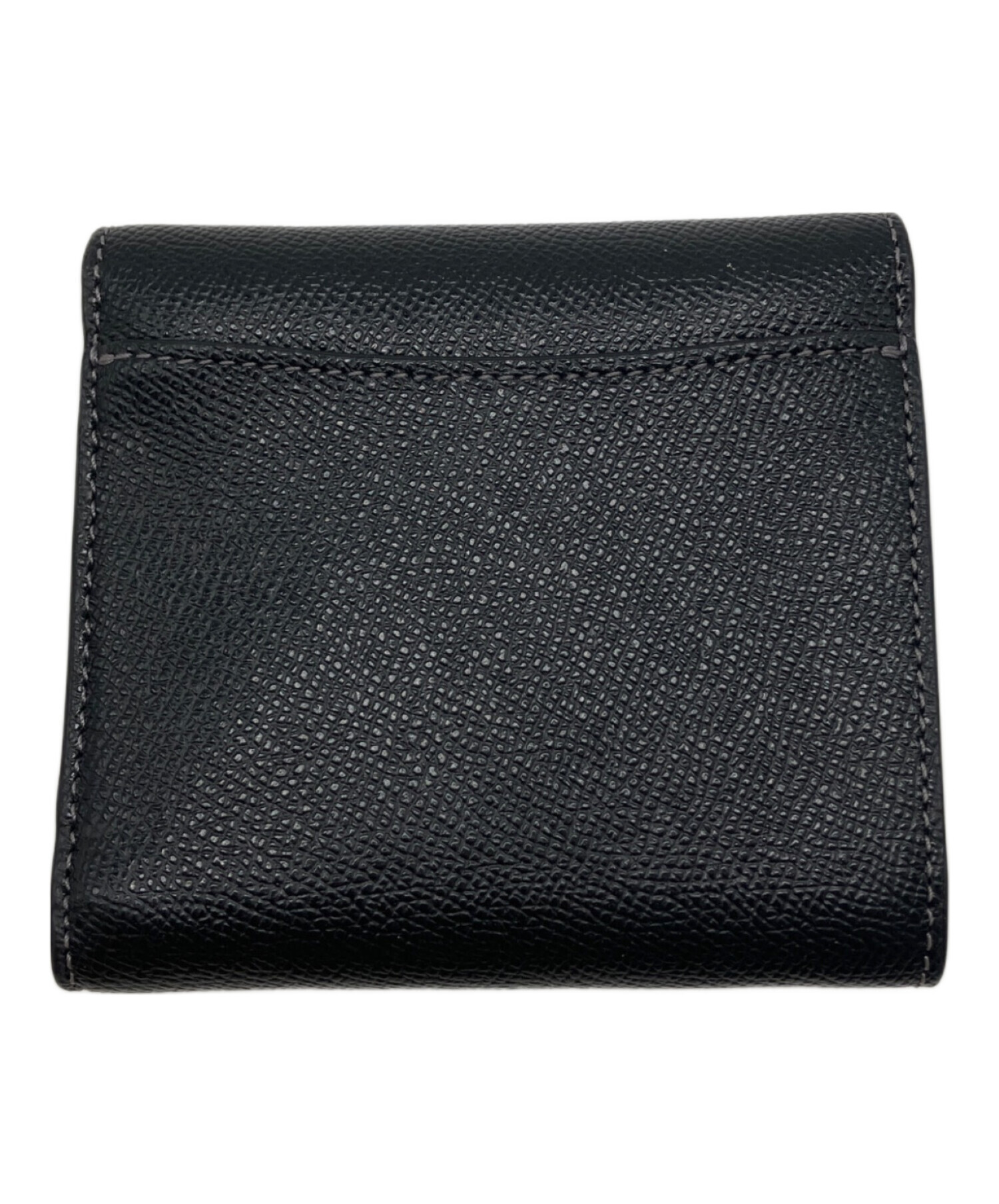 中古・古着通販】COACH (コーチ) 3つ折り財布 ブラック｜ブランド 