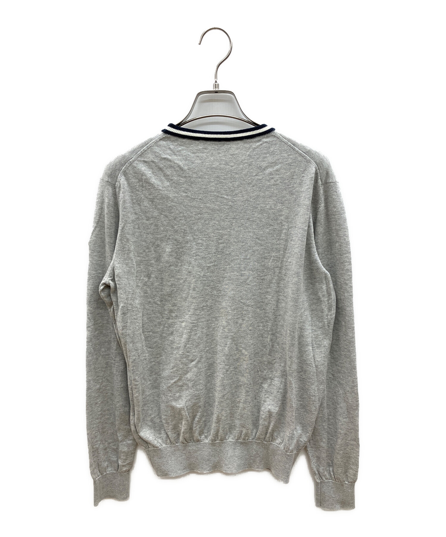 中古・古着通販】MONCLER (モンクレール) 薄手ニット ライトグレー 