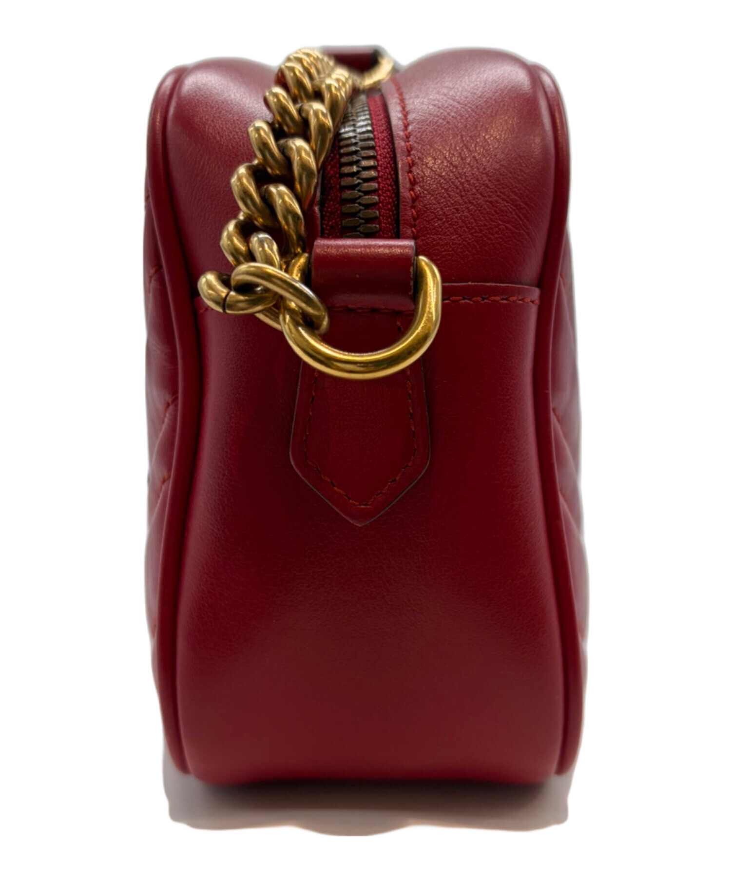 中古・古着通販】GUCCI (グッチ) GGマーモント レッド｜ブランド・古着