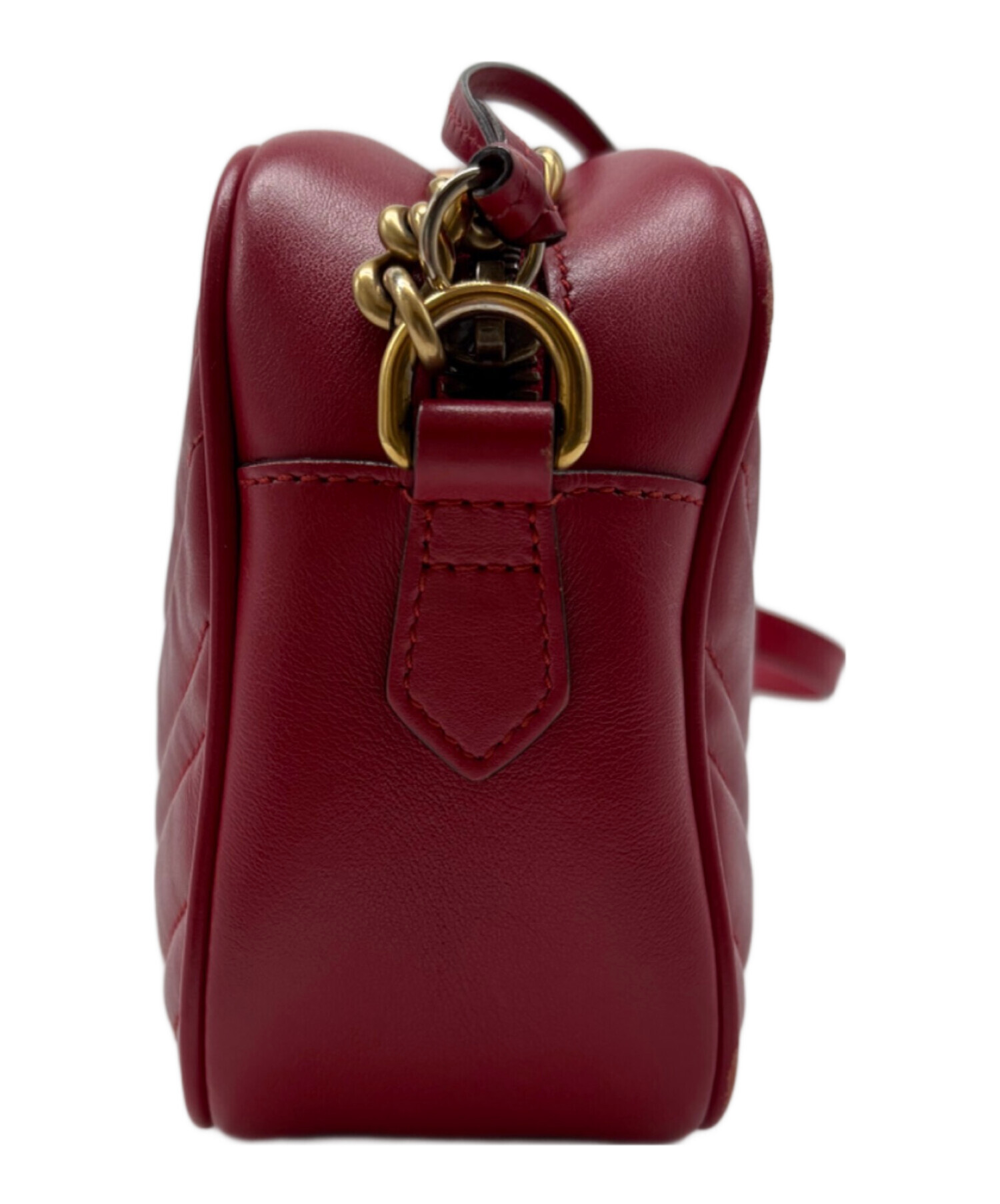 中古・古着通販】GUCCI (グッチ) GGマーモント レッド｜ブランド・古着